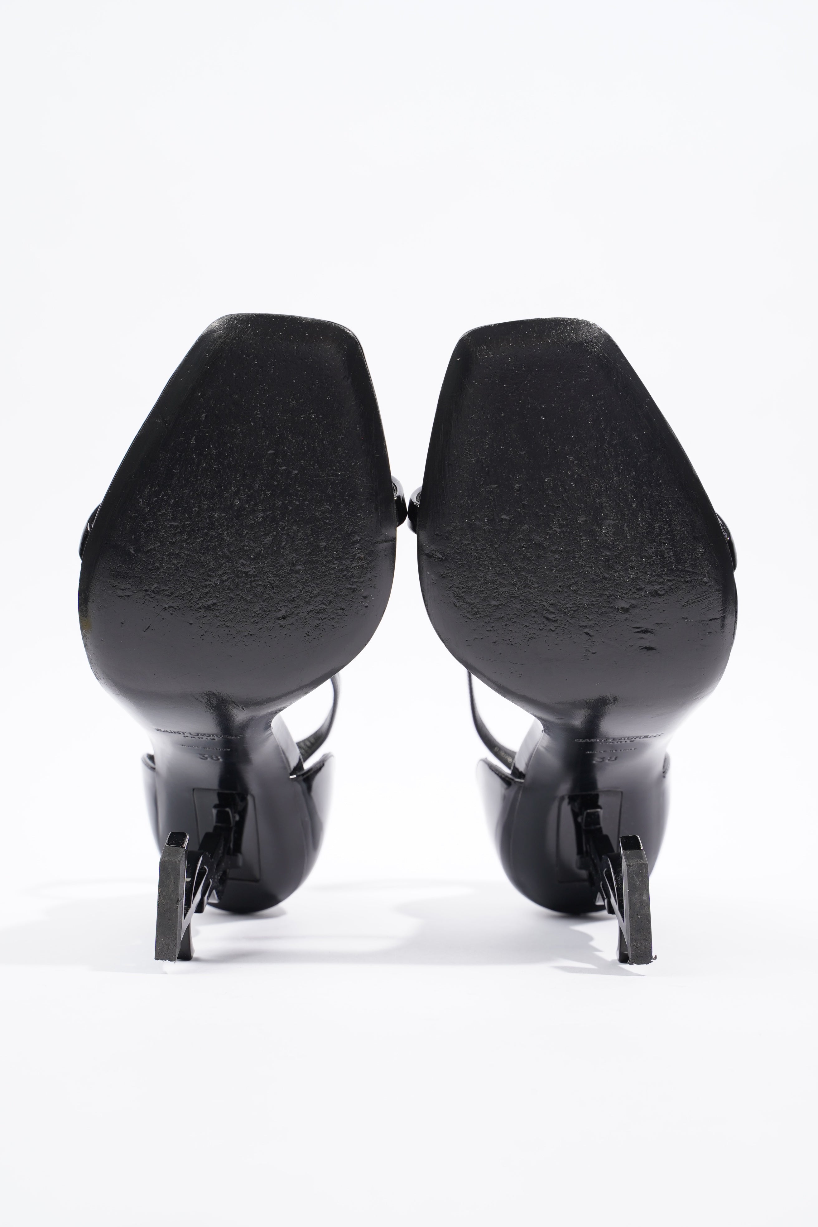 Saint Laurent Womens Opyum 110 Patent Black EU 38 / UK 5