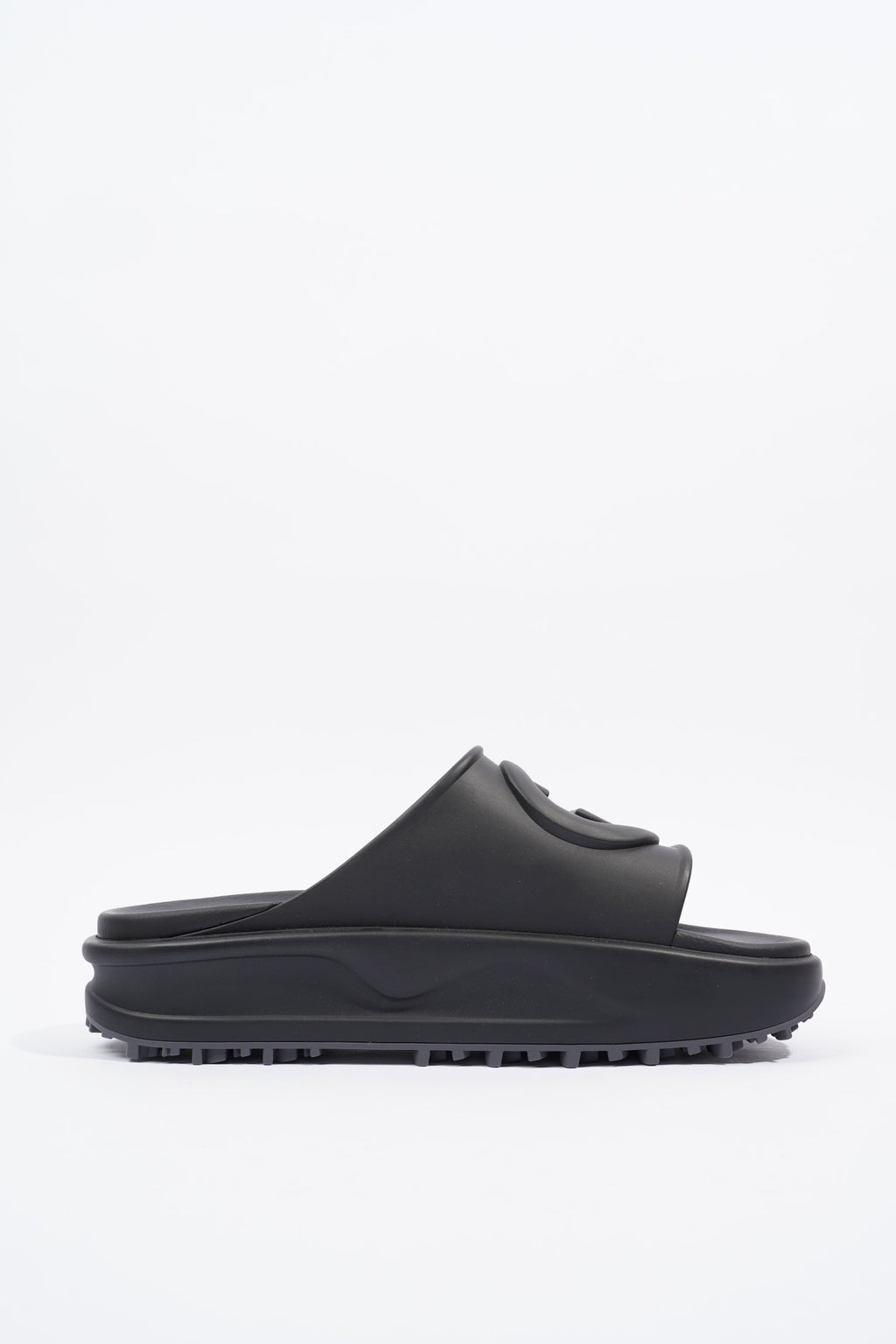 Gucci Mens Interlocking G Slide Black EU 42 / UK 8