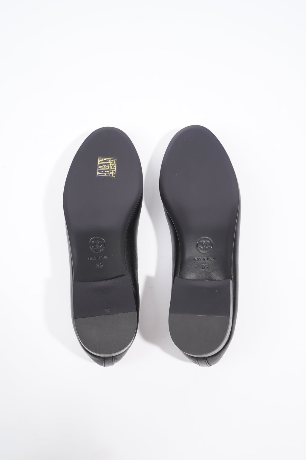 Chanel Womens Ballet Flat Black EU 36 / UK 3
