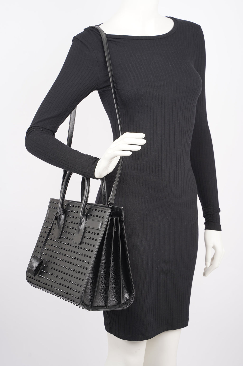 Saint Laurent Womens Sac De Jour Black Small