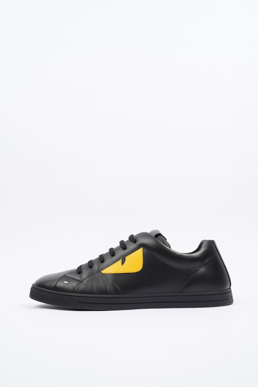 Fendi Mens Bug Eye Sneaker Black / Yellow EU 44 / UK 10