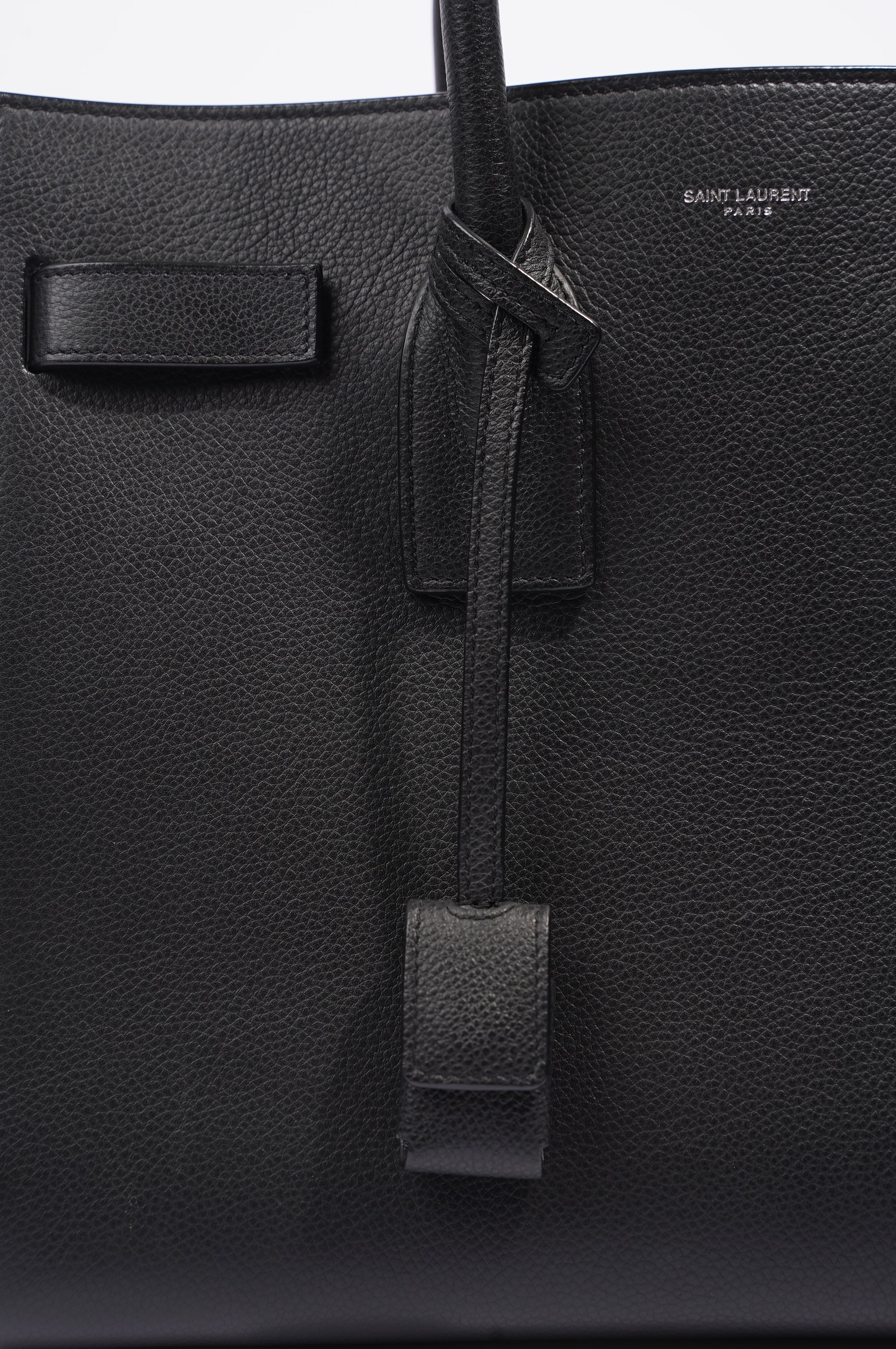 Saint Laurent Womens Sac De Jour Black Small