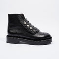 Chanel Womens CC Pearl Detail Boots Black EU 38.5 / UK 5.5