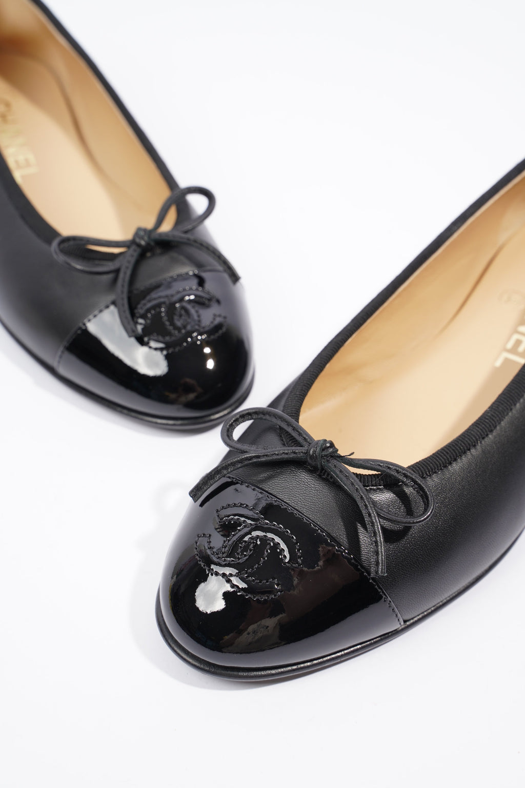 Chanel Womens Ballet Flat Black EU 36 / UK 3