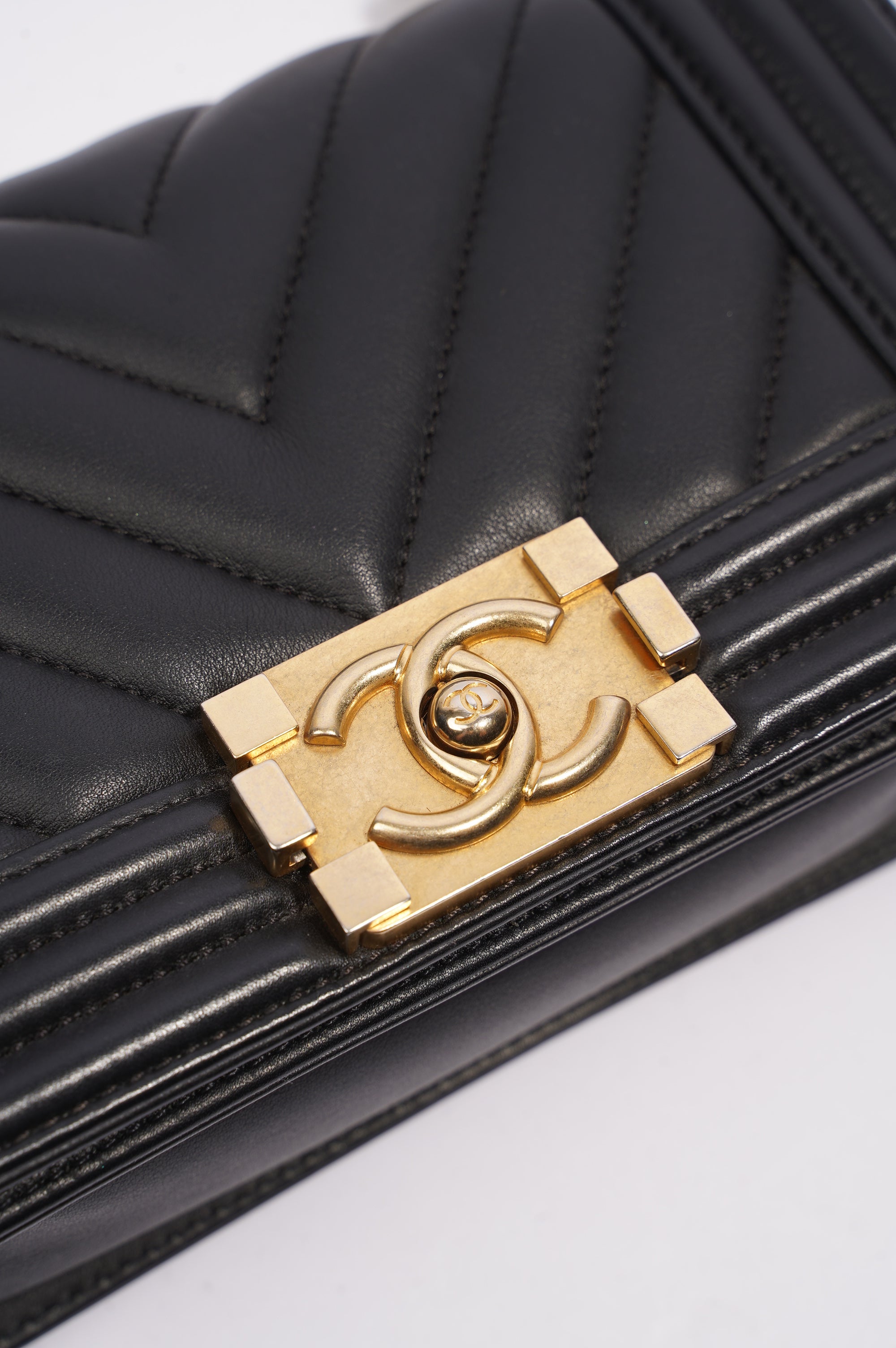 Chanel Boy Bag Black Lambskin Small