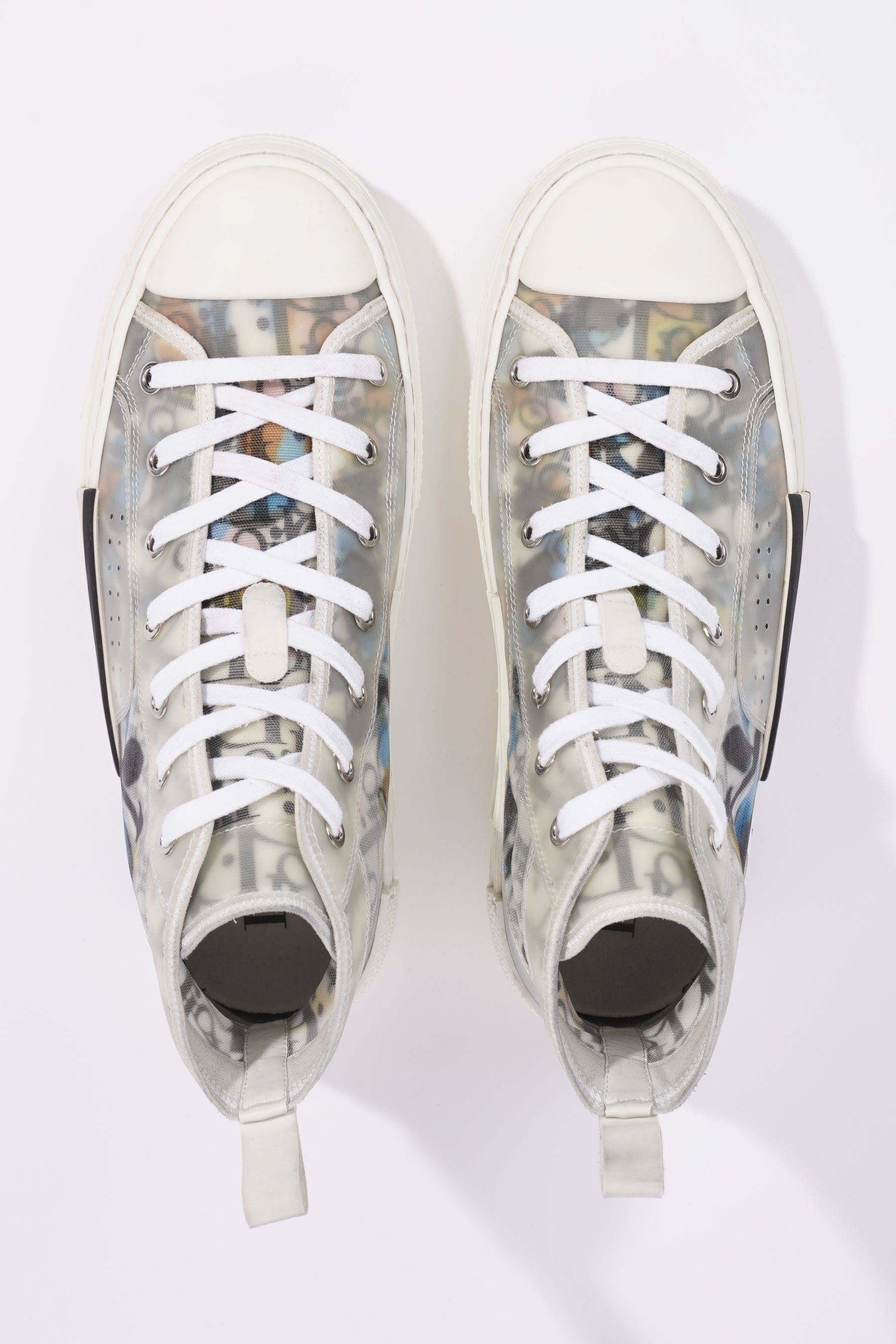 Christian Dior Womens B23 Sneaker White / Black / Multi EU 40 / UK 7