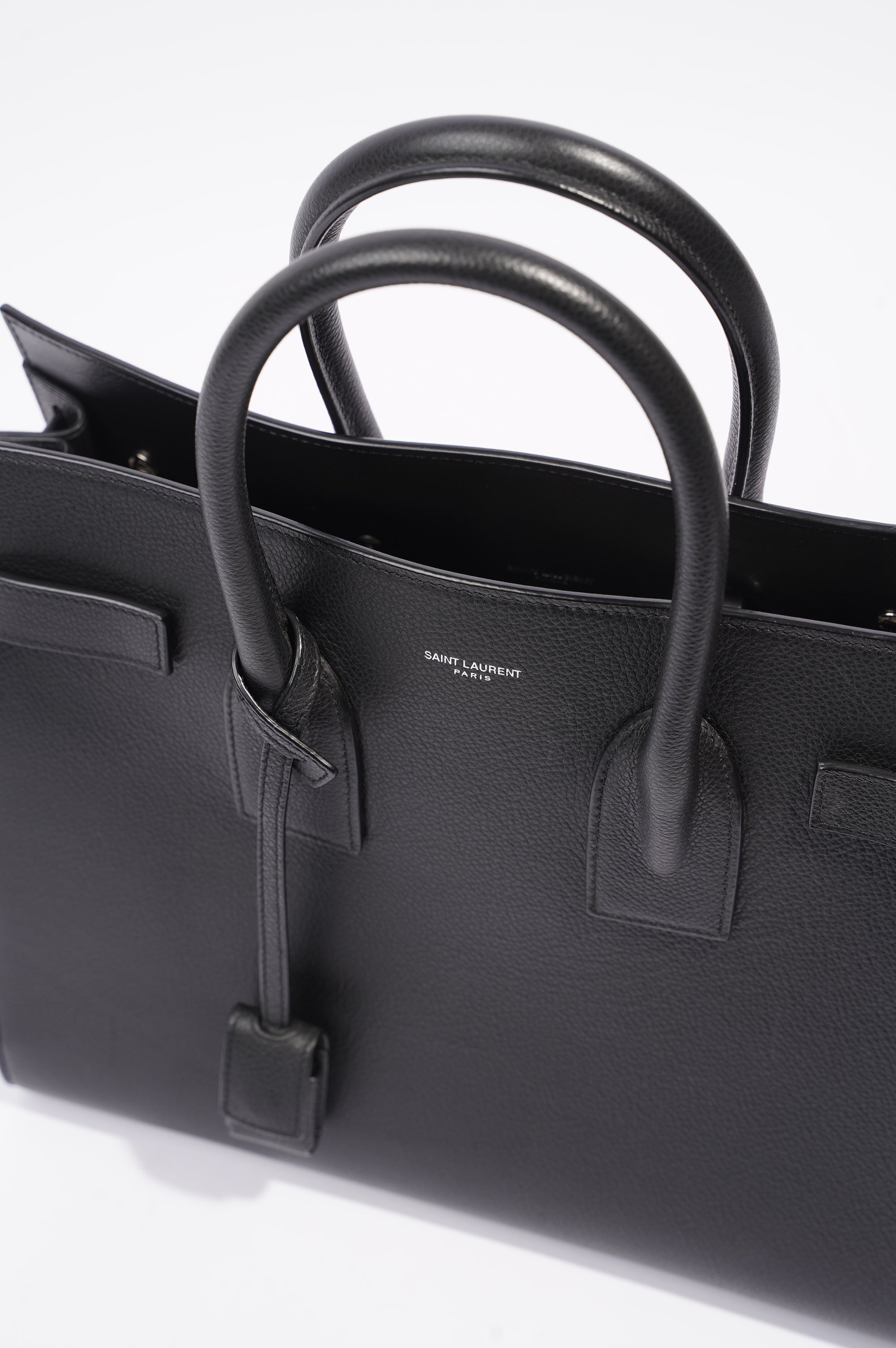 Saint Laurent Womens Sac De Jour Black Small