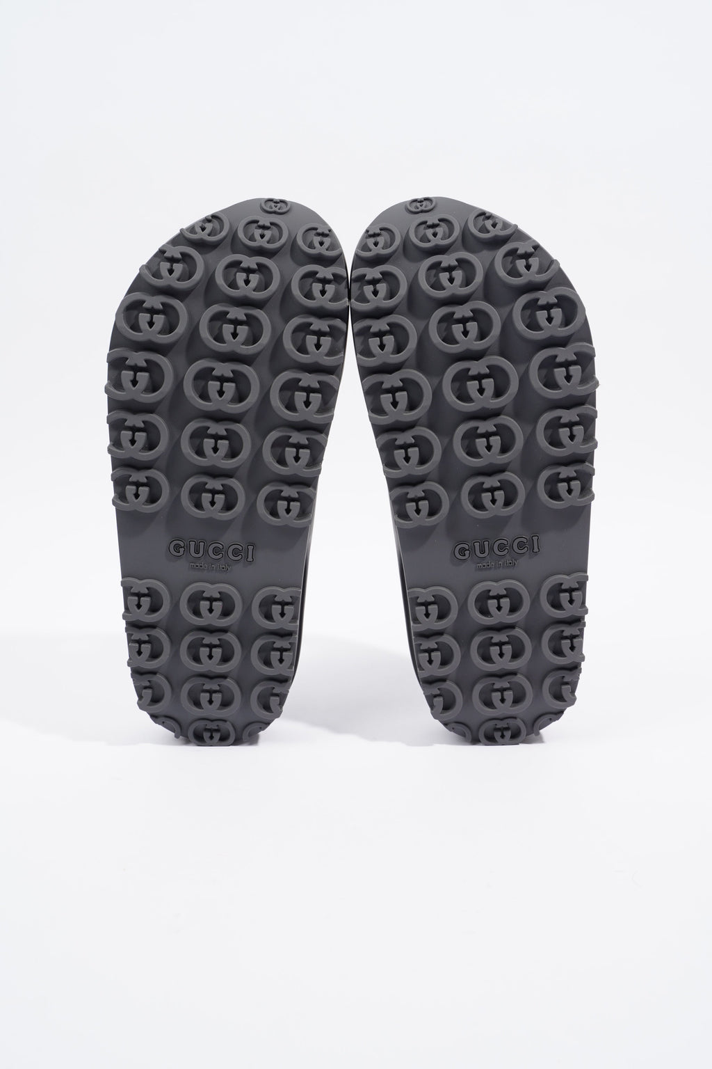 Gucci Mens Interlocking G Slide Black EU 42 / UK 8