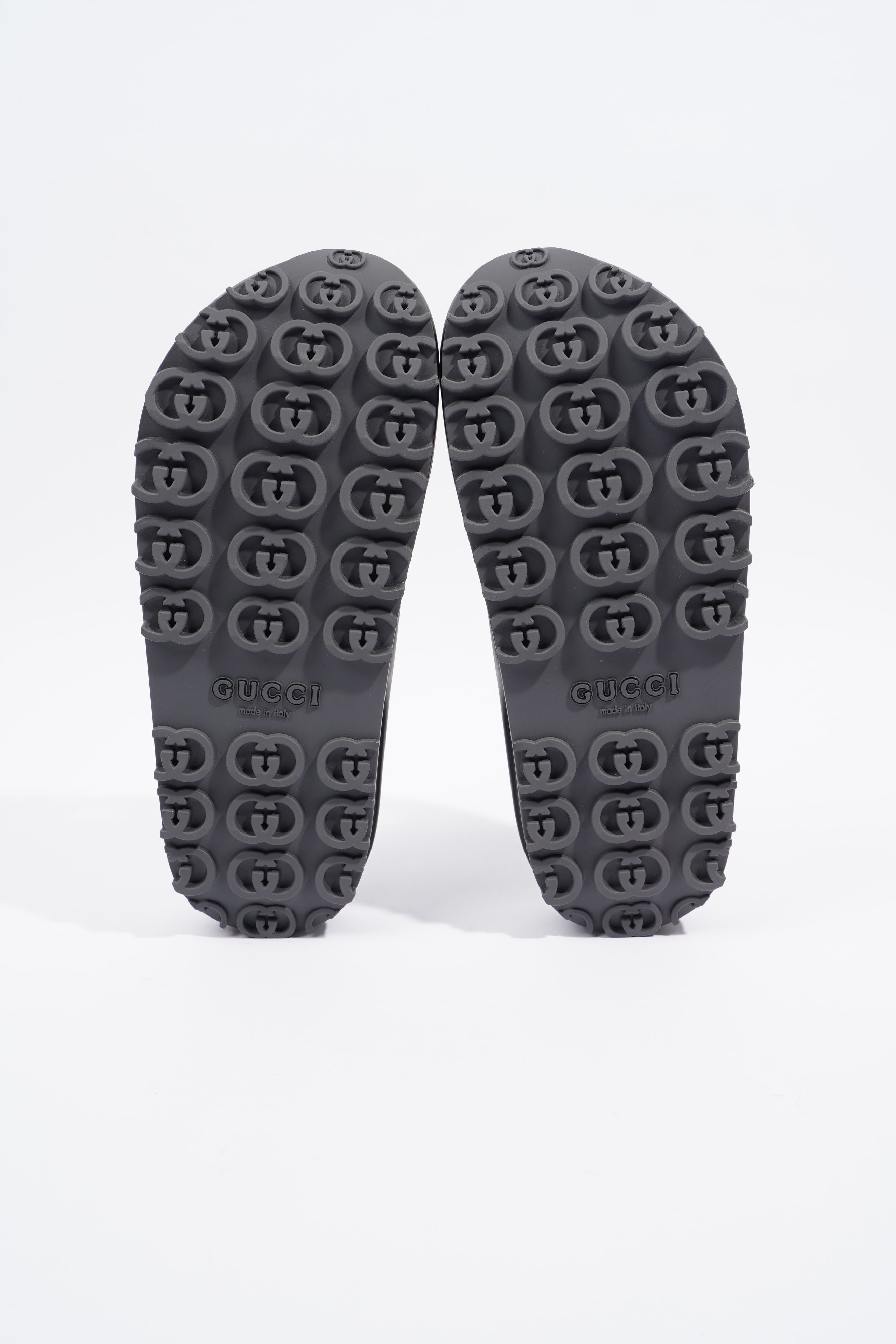 Gucci Mens Interlocking G Slide Black EU 42 / UK 8