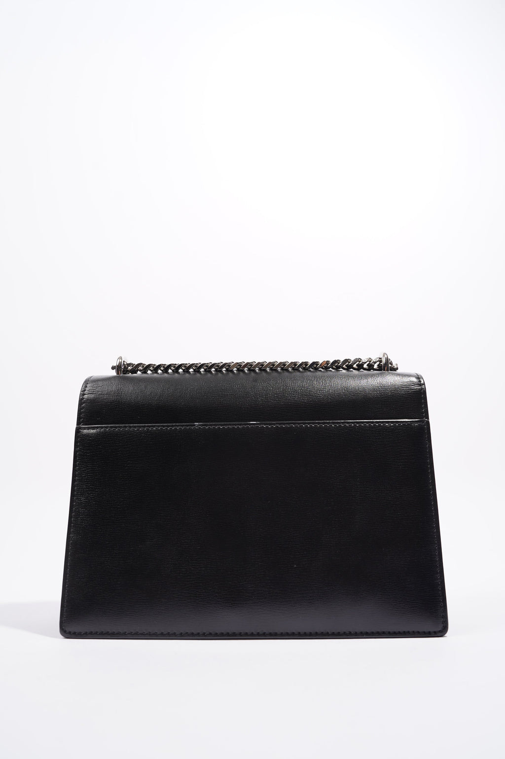 Saint Laurent Womens Sunset Chain Bag Black / Silver Medium