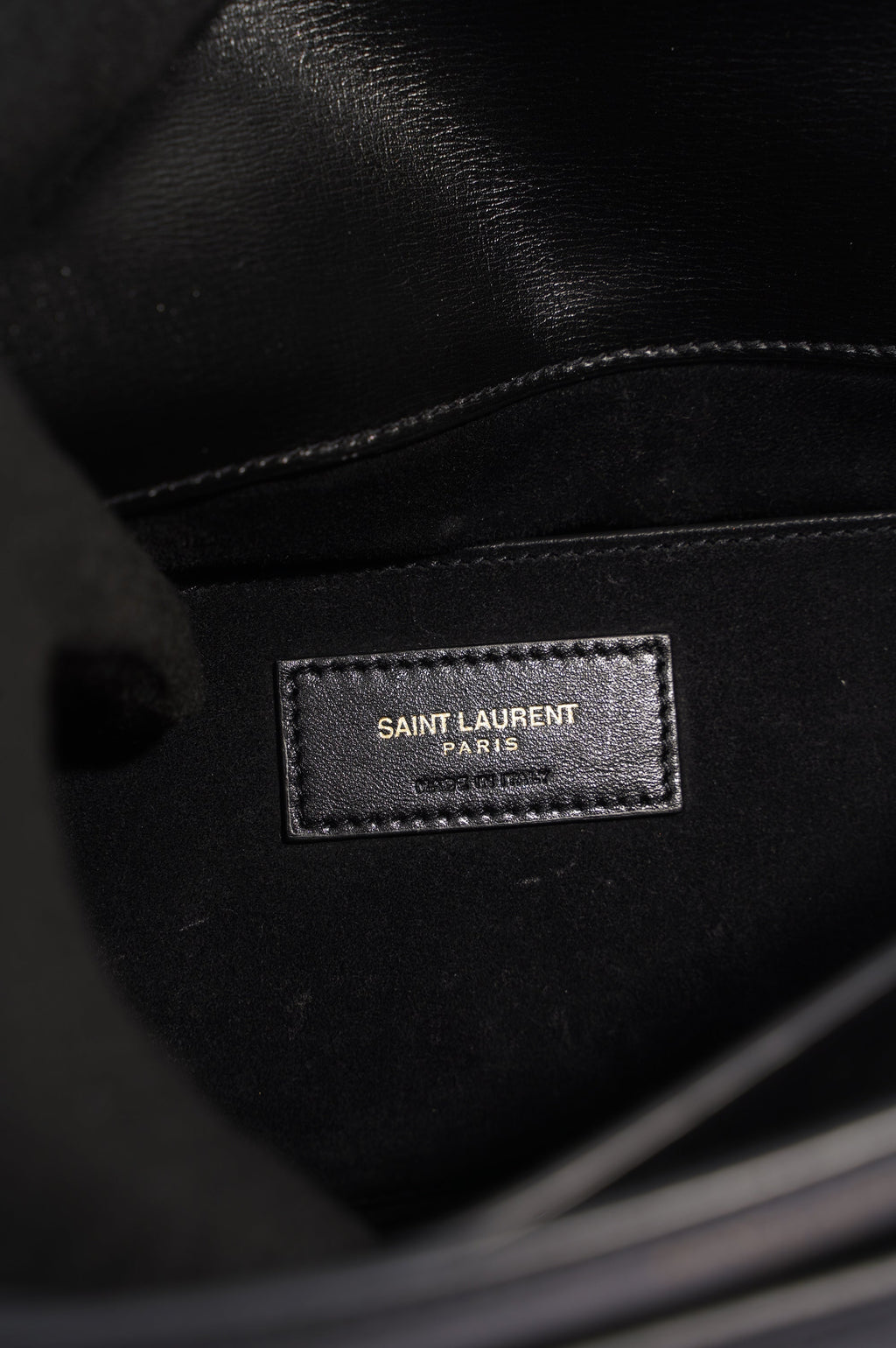 Saint Laurent Sunset Bag Black Leather Medium