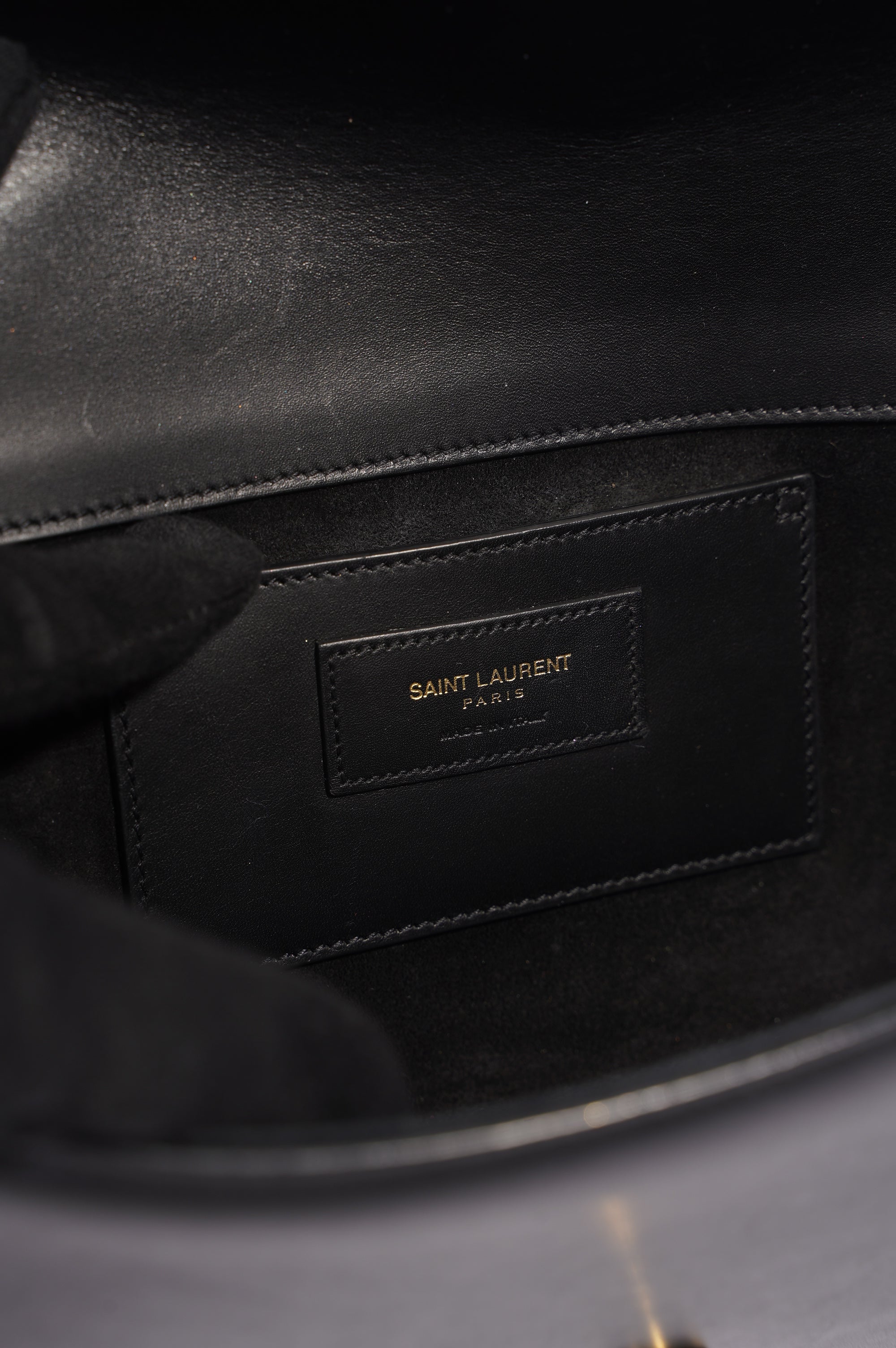Saint Laurent Womens Kate Tassel Bag Black Medium