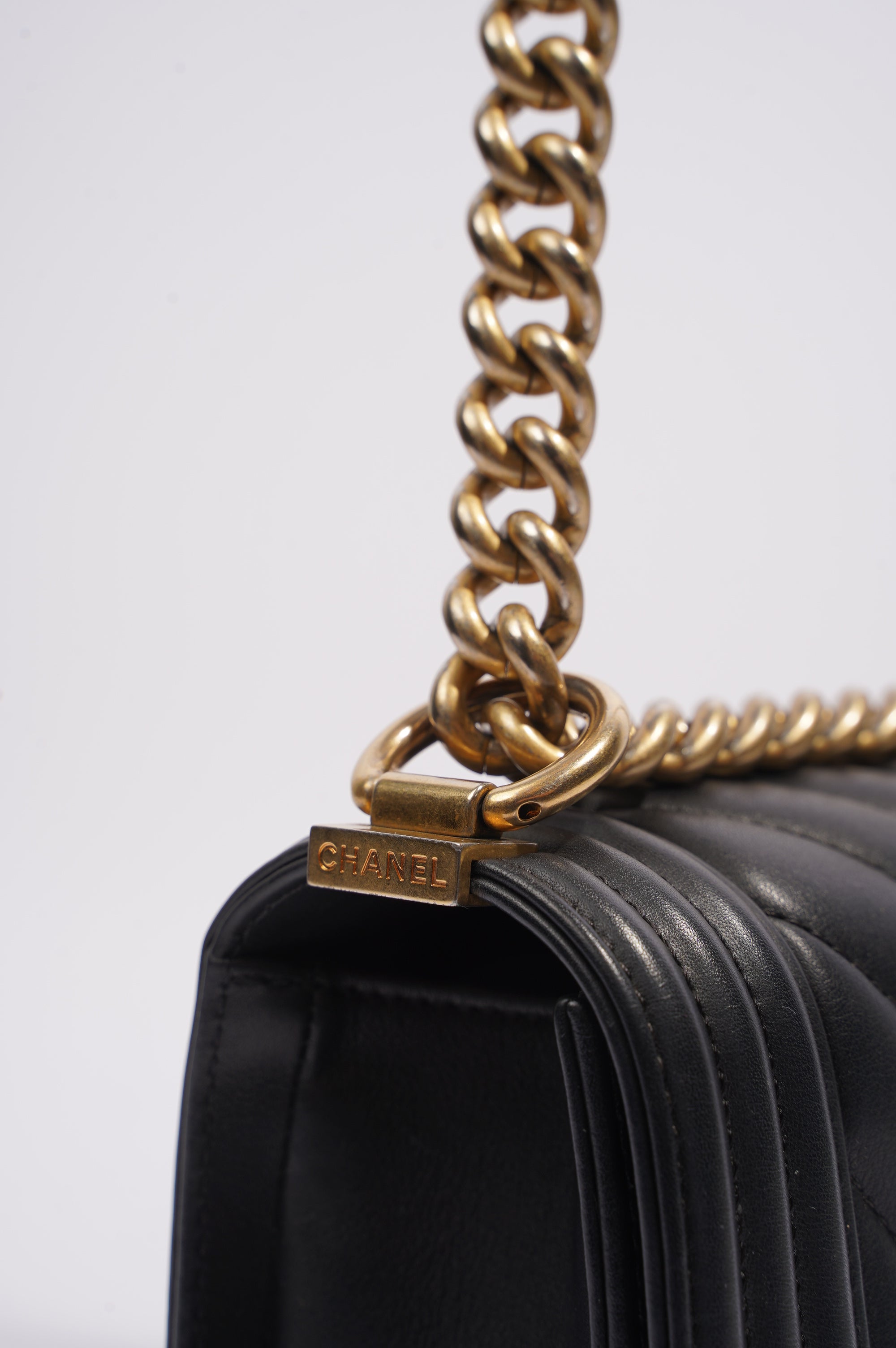 Chanel Boy Bag Black Lambskin Small