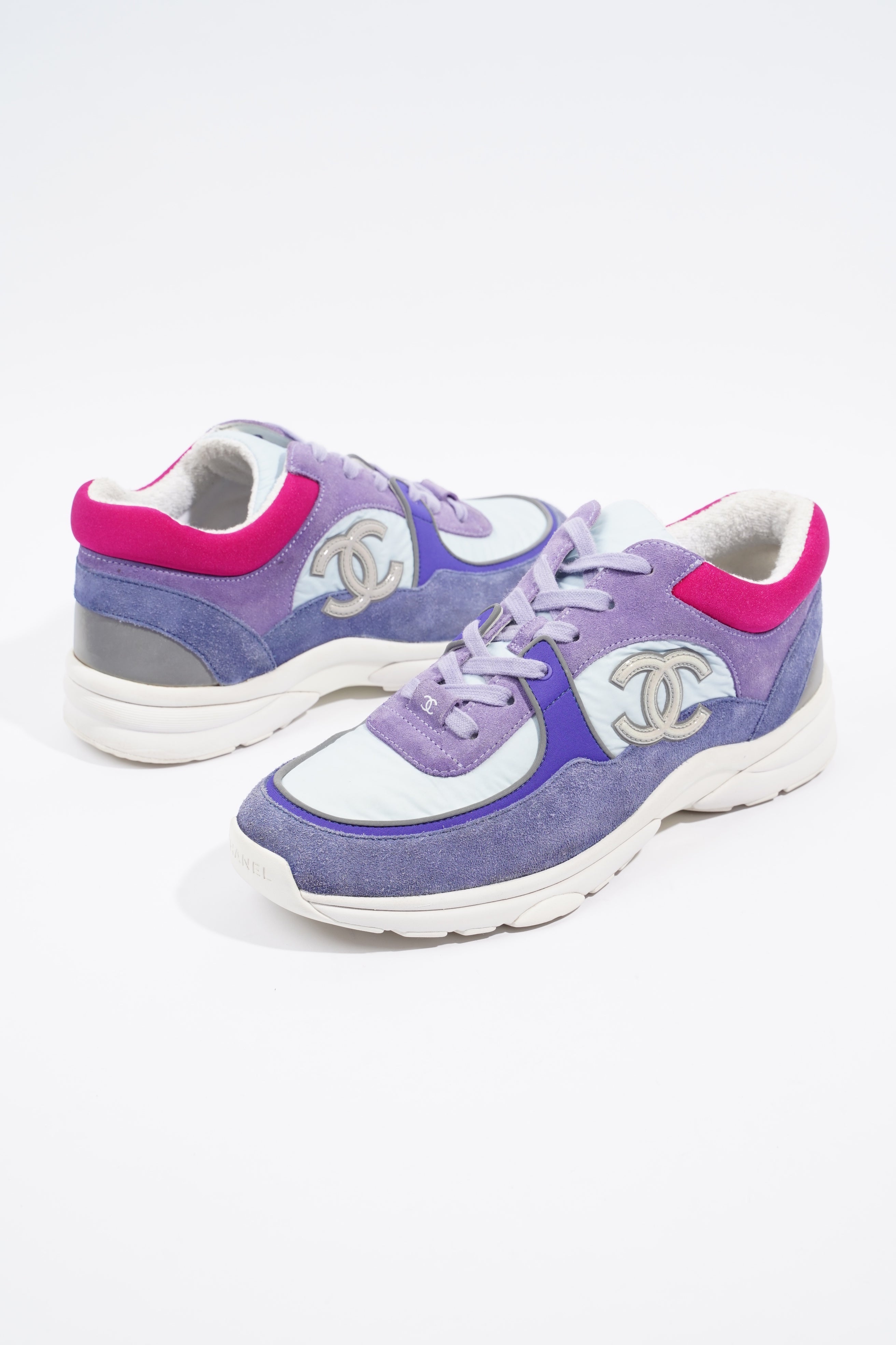 Chanel CC Logo Blue / Lilac EU 41 / UK 8