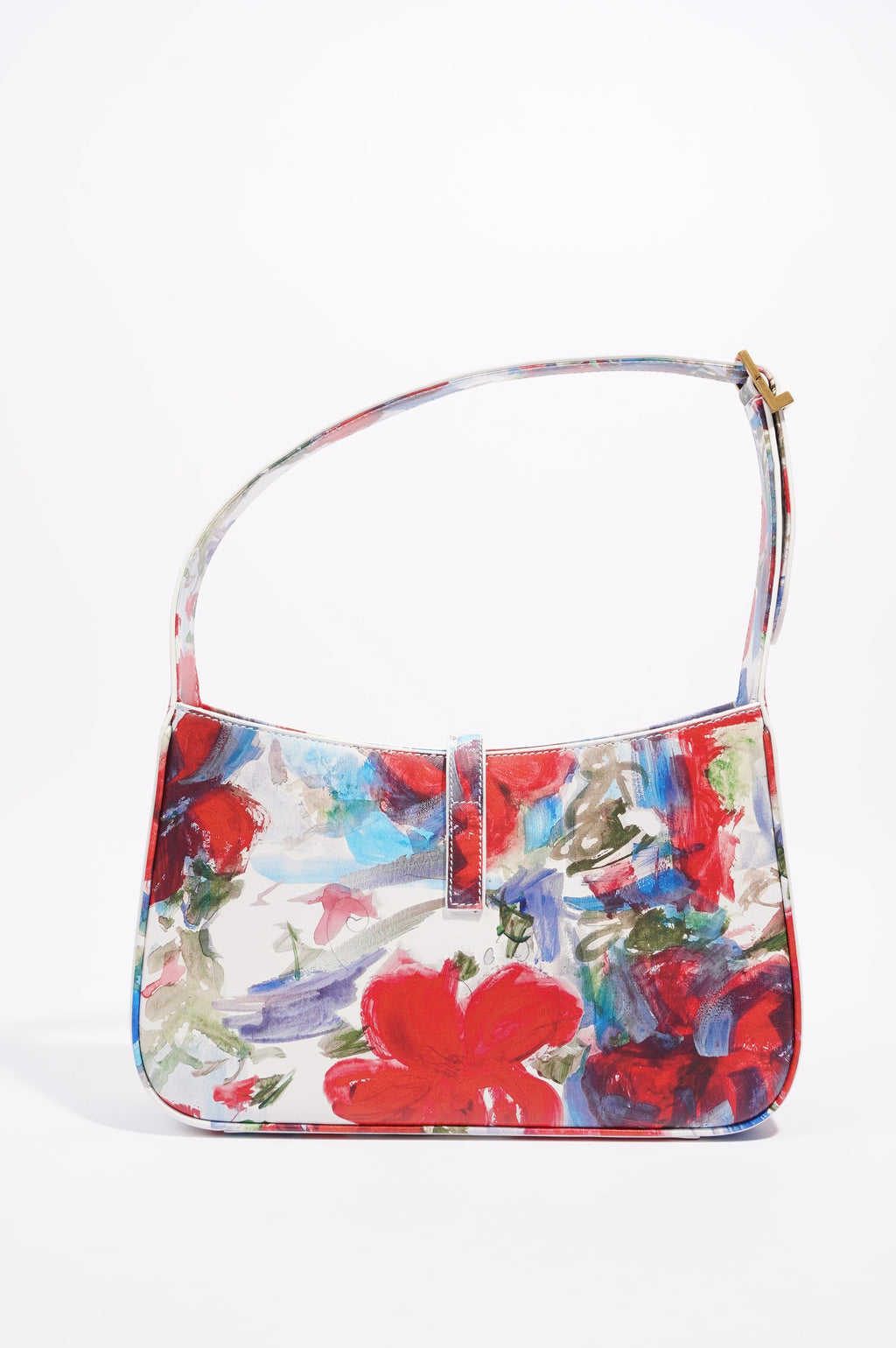 Saint Laurent Womens Le 5 a 7 Hobo Bag Multicoloured Leather Small
