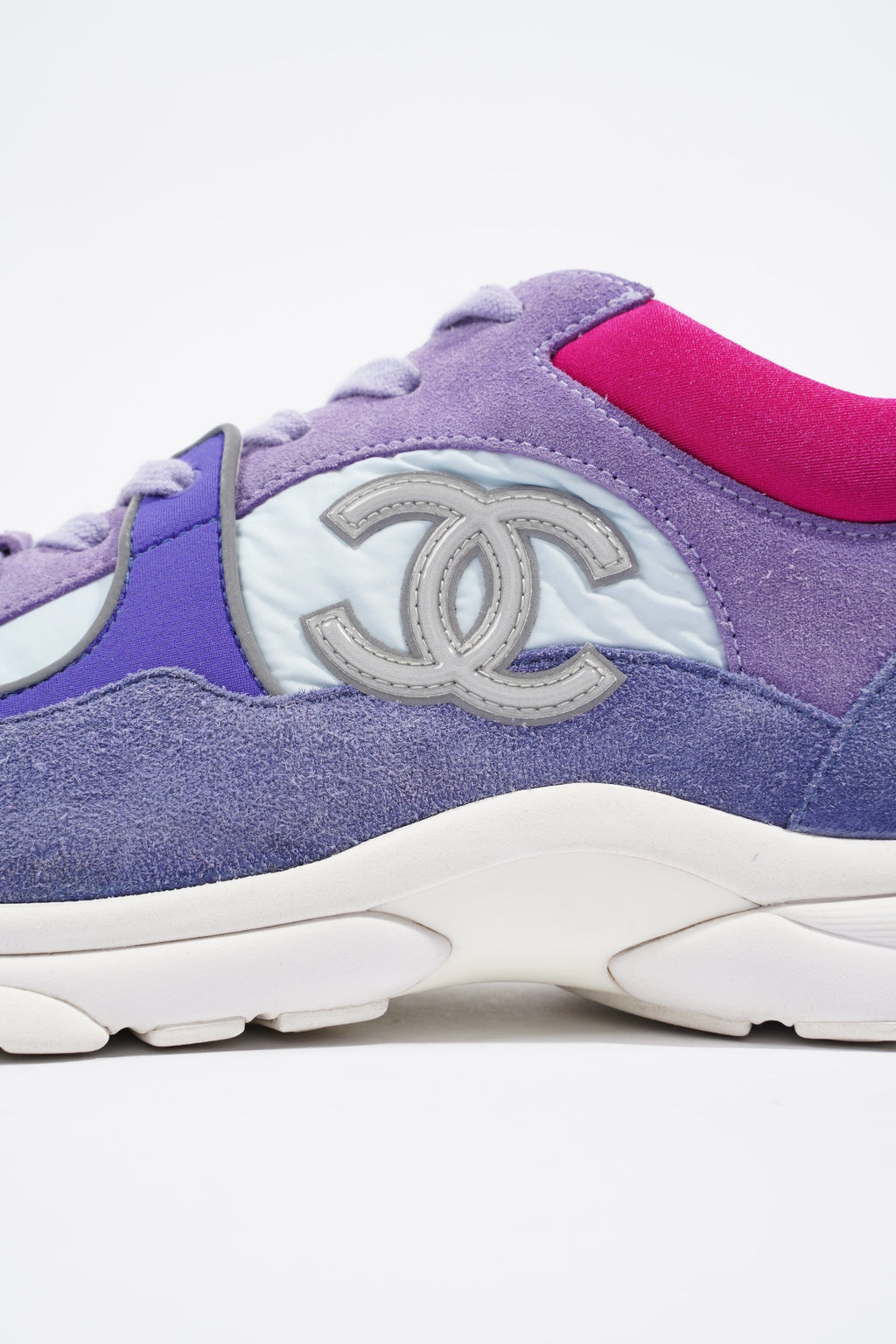 Chanel CC Logo Blue / Lilac EU 41 / UK 8