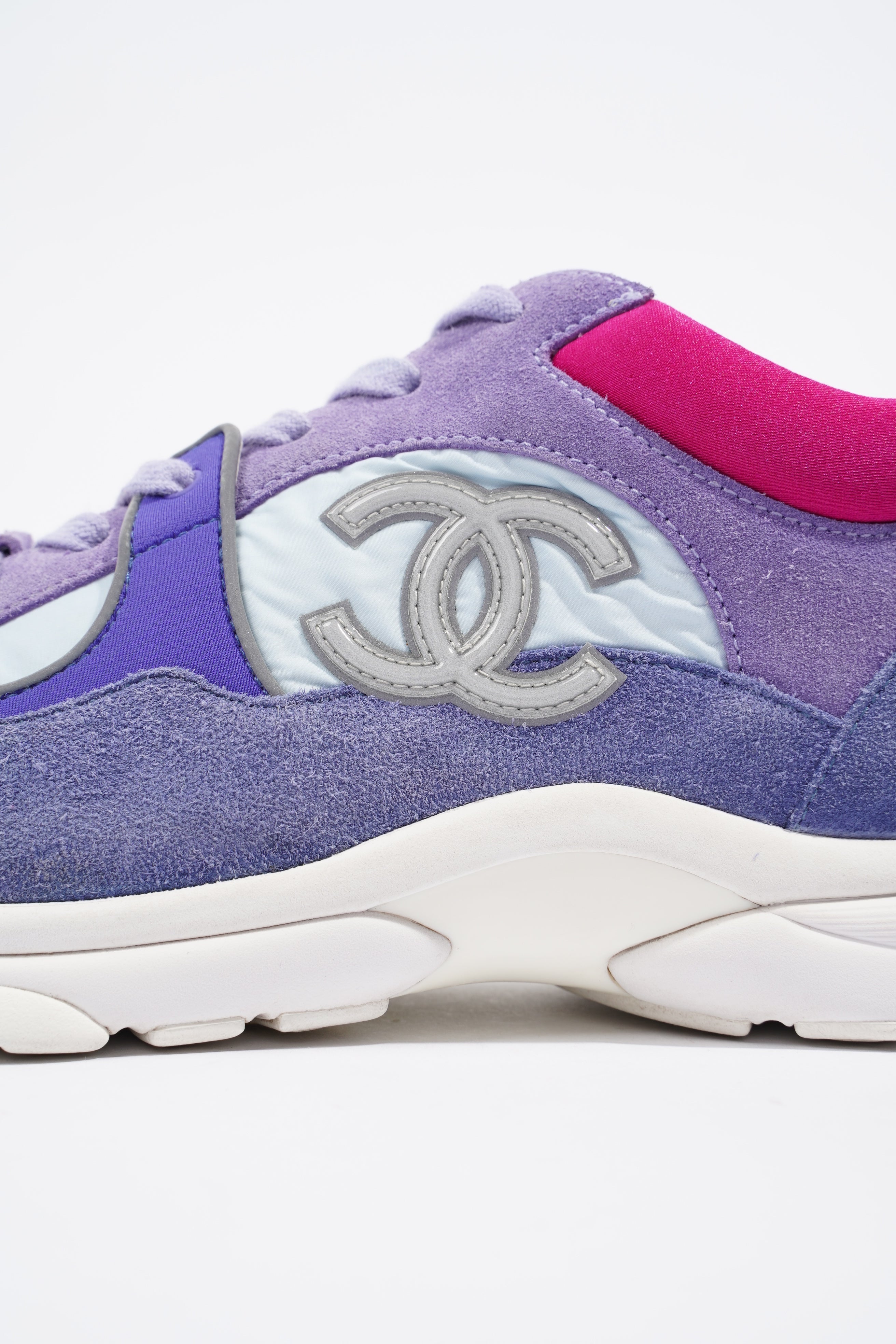 Chanel CC Logo Blue / Lilac EU 41 / UK 8