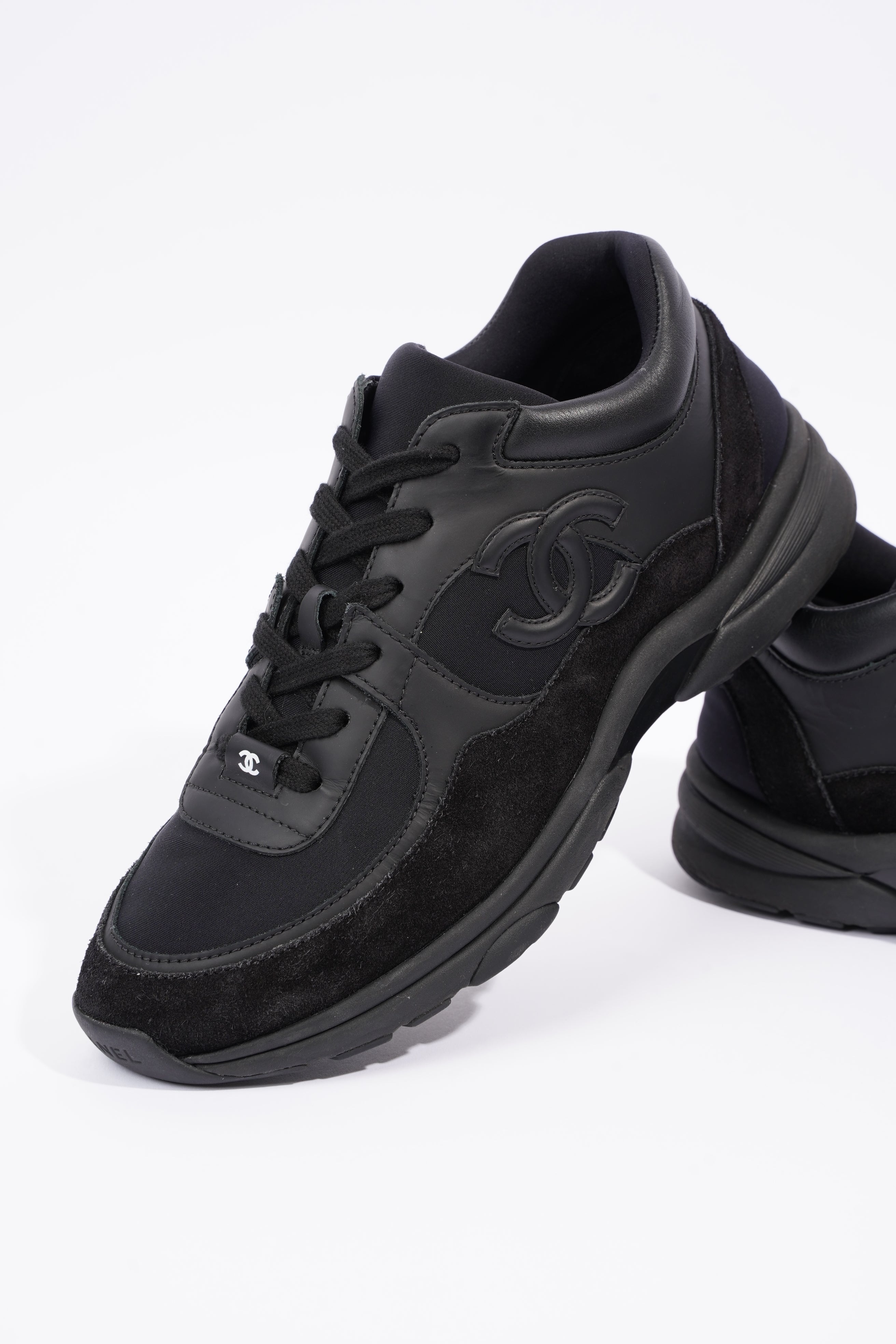 Chanel Womens CC Logo Black EU 40 / UK 7