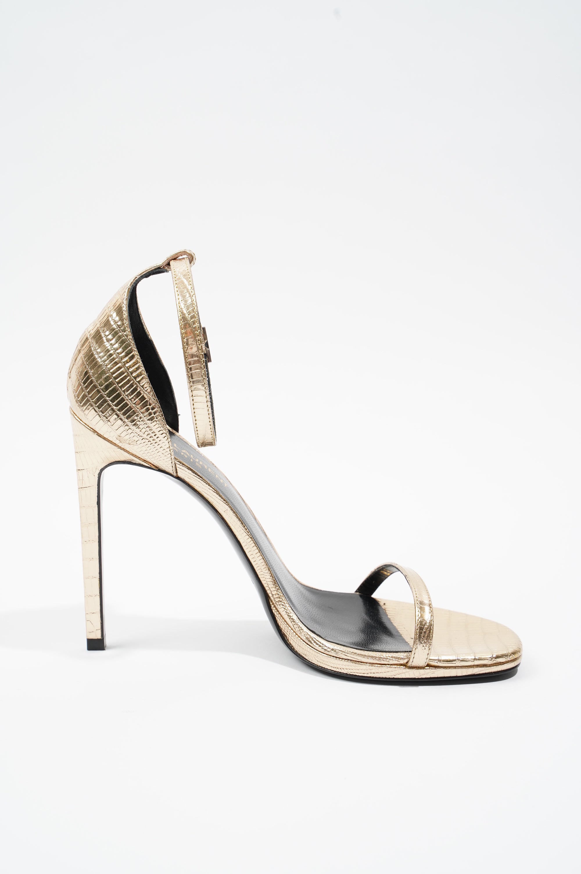 Saint Laurent Womens Jane 105 Gold EU 38 / UK 5