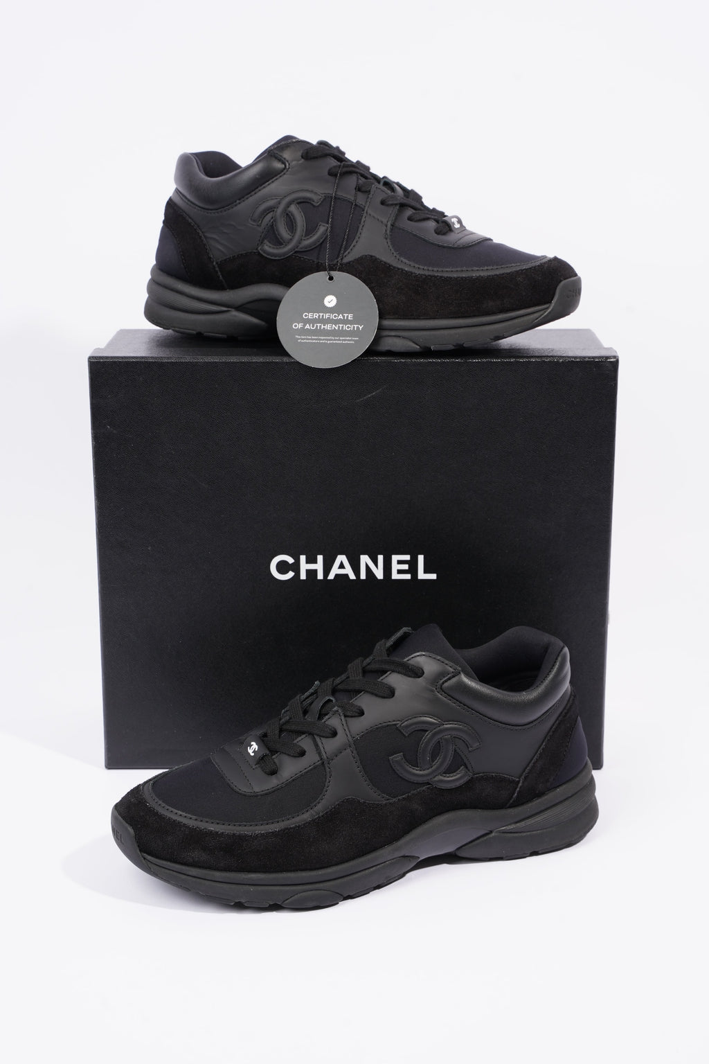 Chanel Womens CC Logo Black EU 40 / UK 7