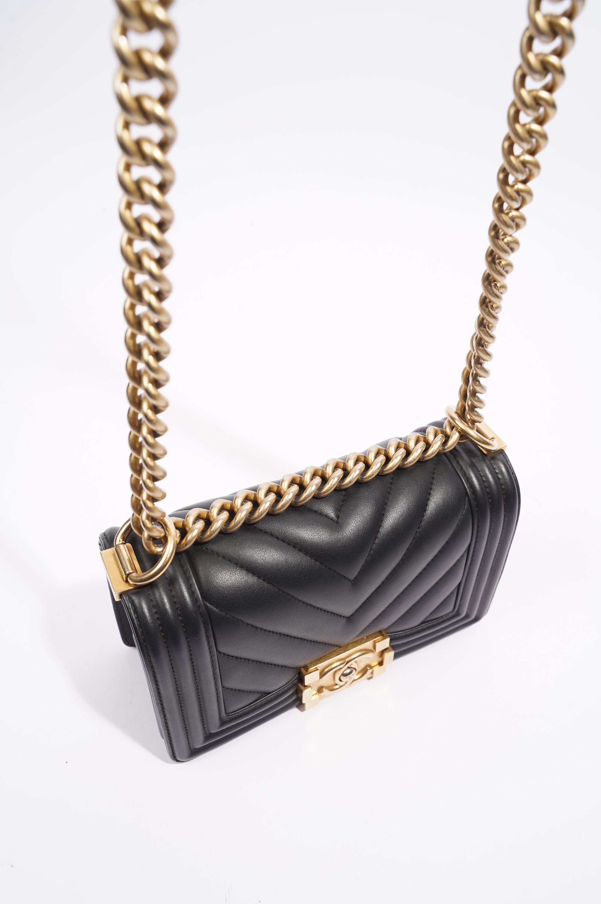 Chanel Boy Bag Black Lambskin Small