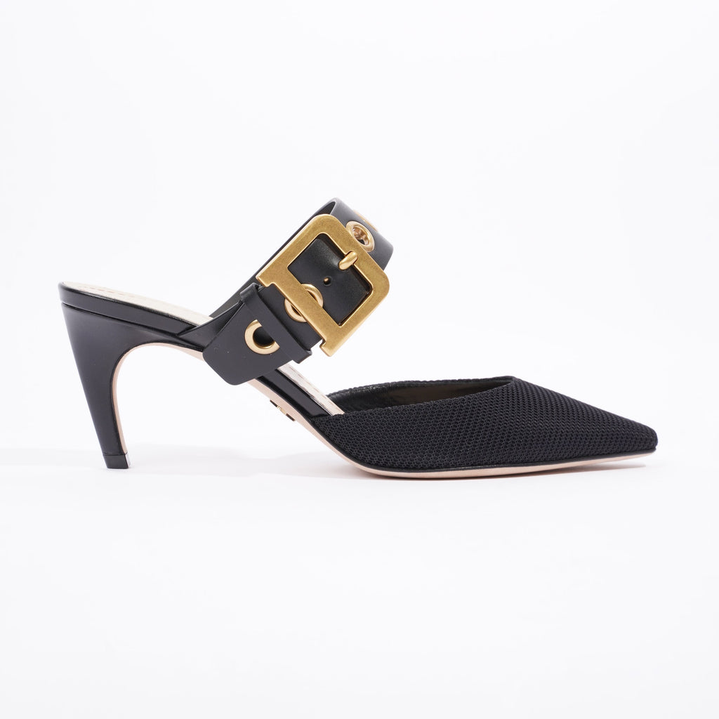 Christian Dior Womens D-Dior Pump 65 Black / Gold EU 38 / UK 5