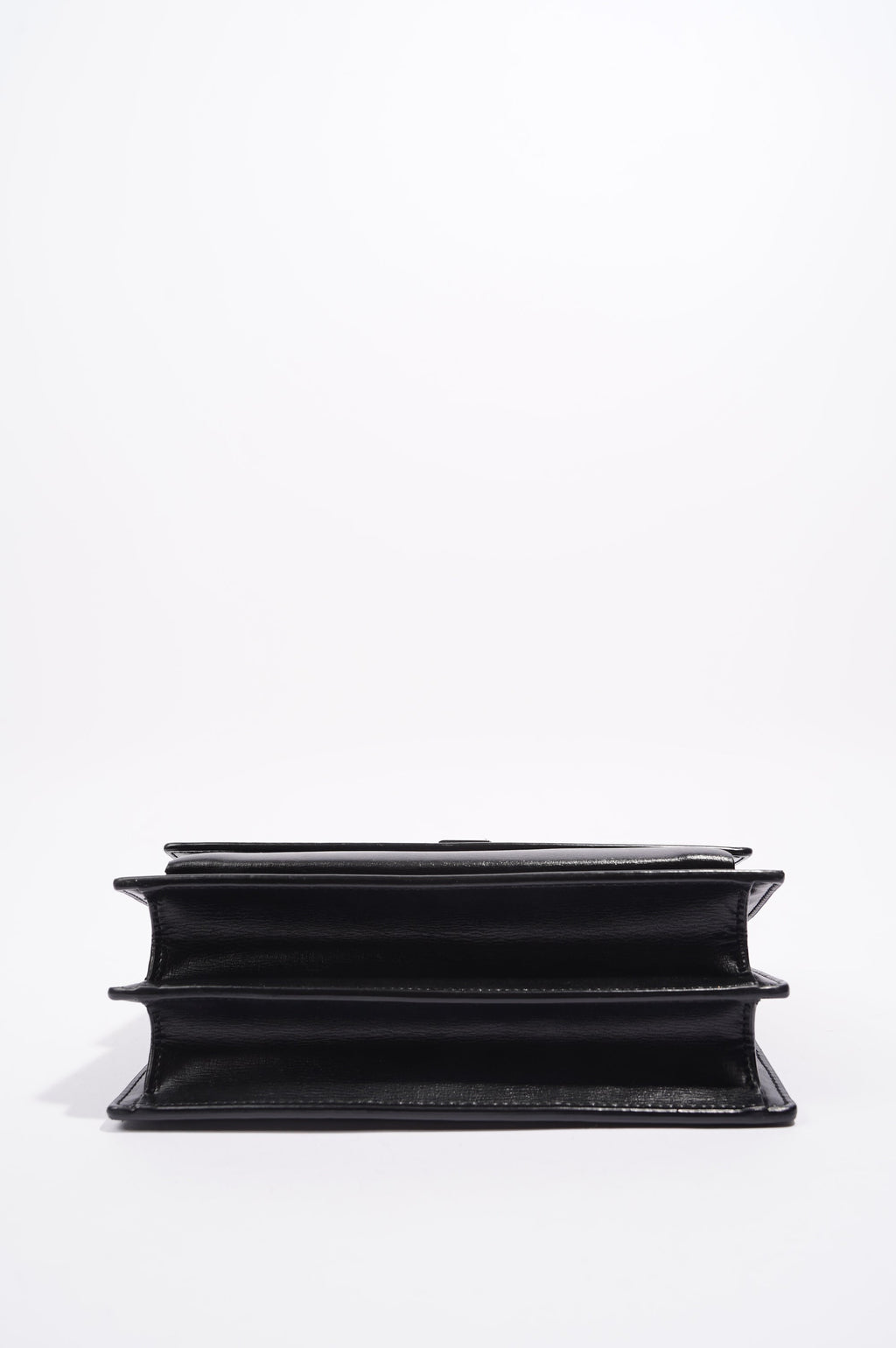 Saint Laurent Womens Sunset Chain Bag Black / Silver Medium