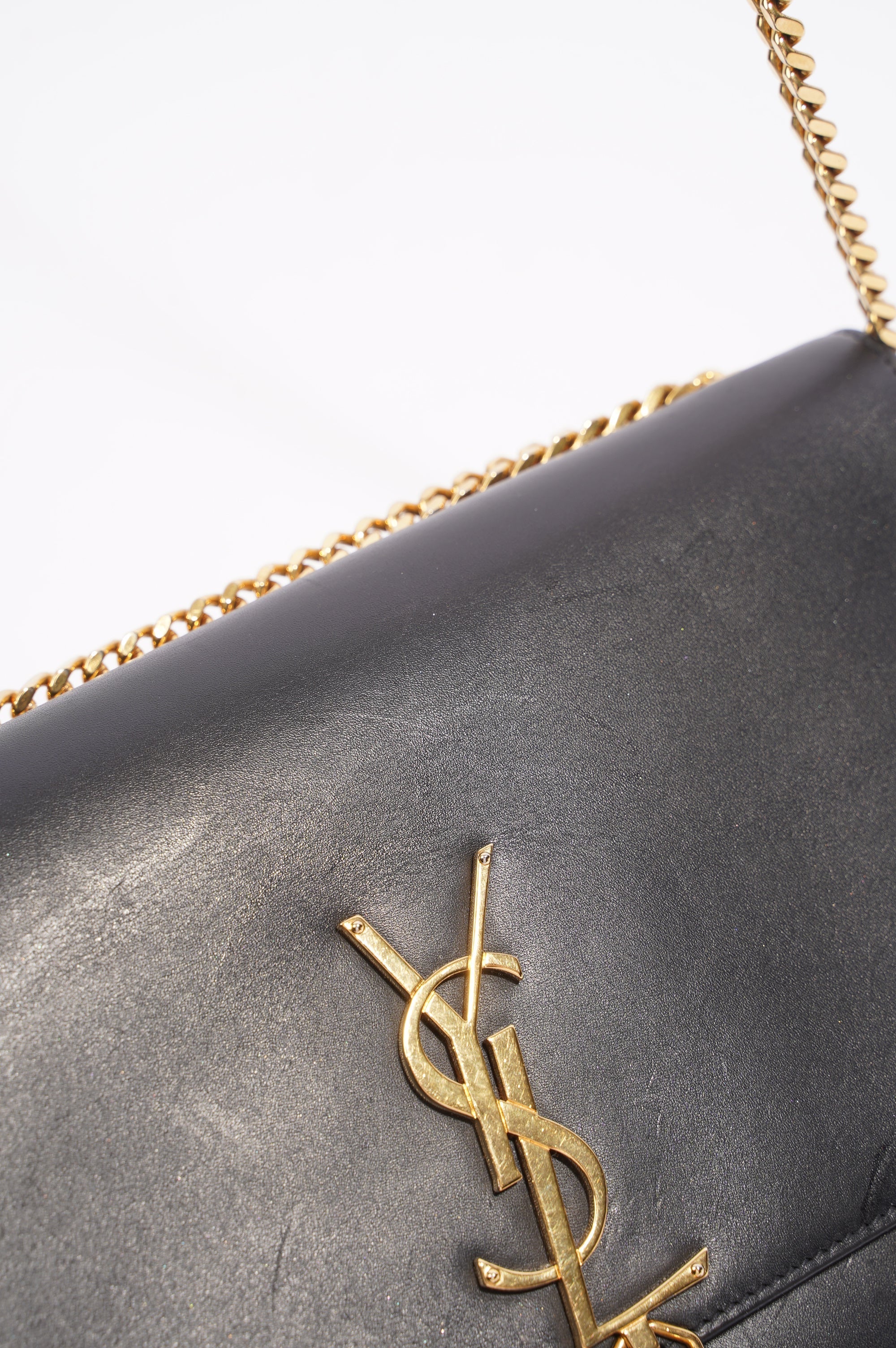 Saint Laurent Womens Kate Tassel Bag Black Medium
