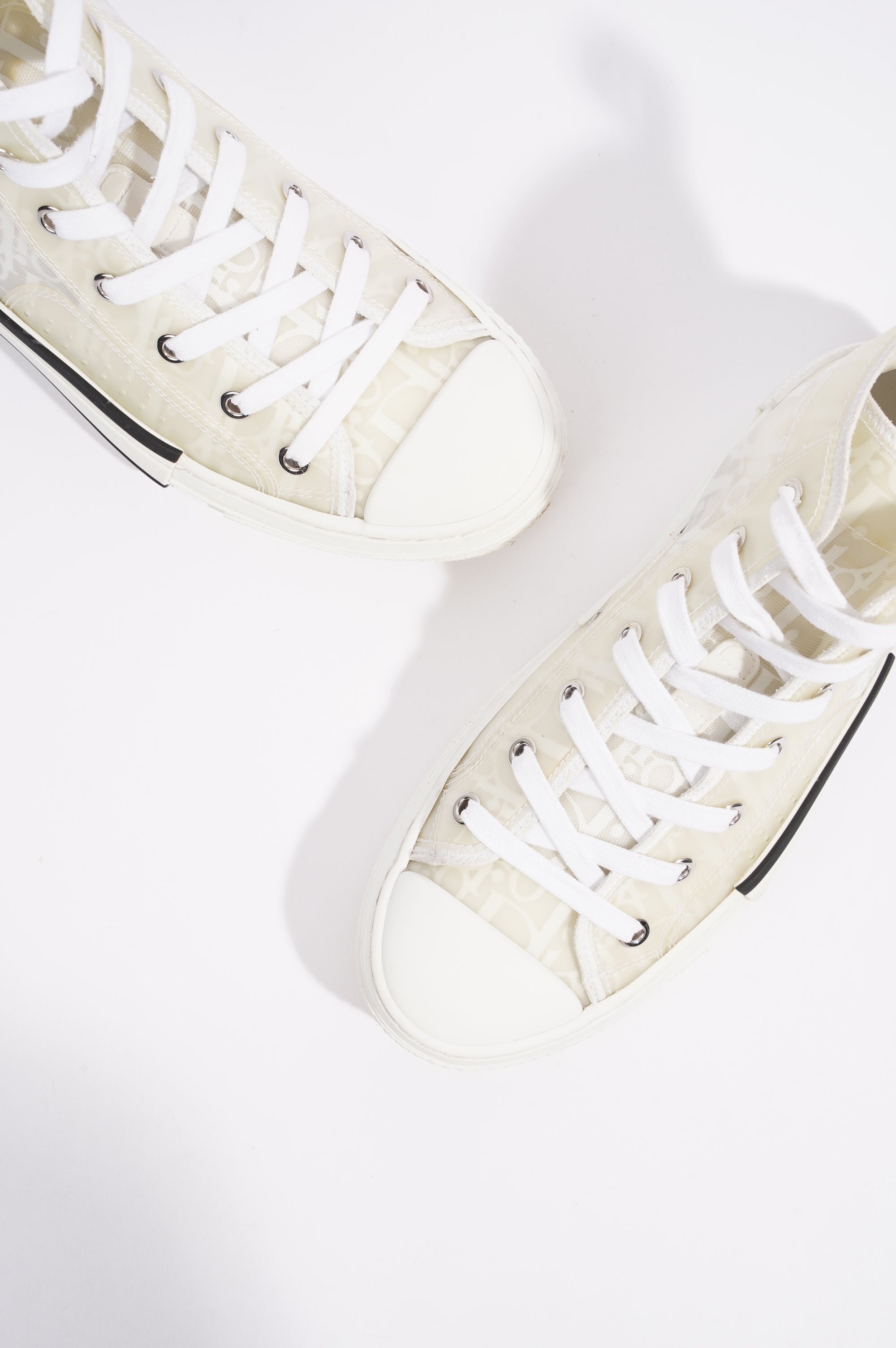 Christian Dior Womens B23 Cream / White EU 37 / UK 4
