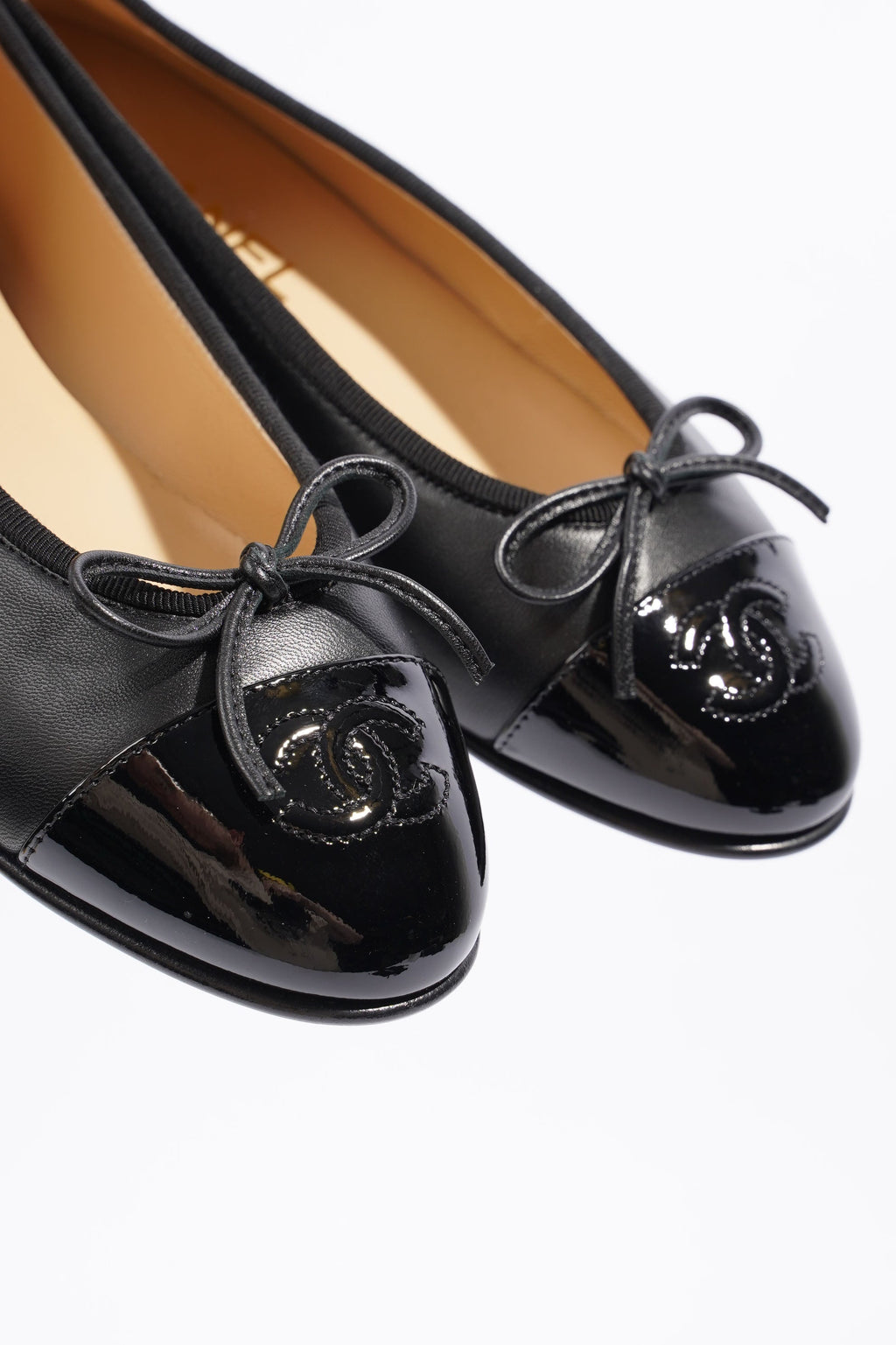 Chanel Womens Ballet Flat Black EU 36 / UK 3