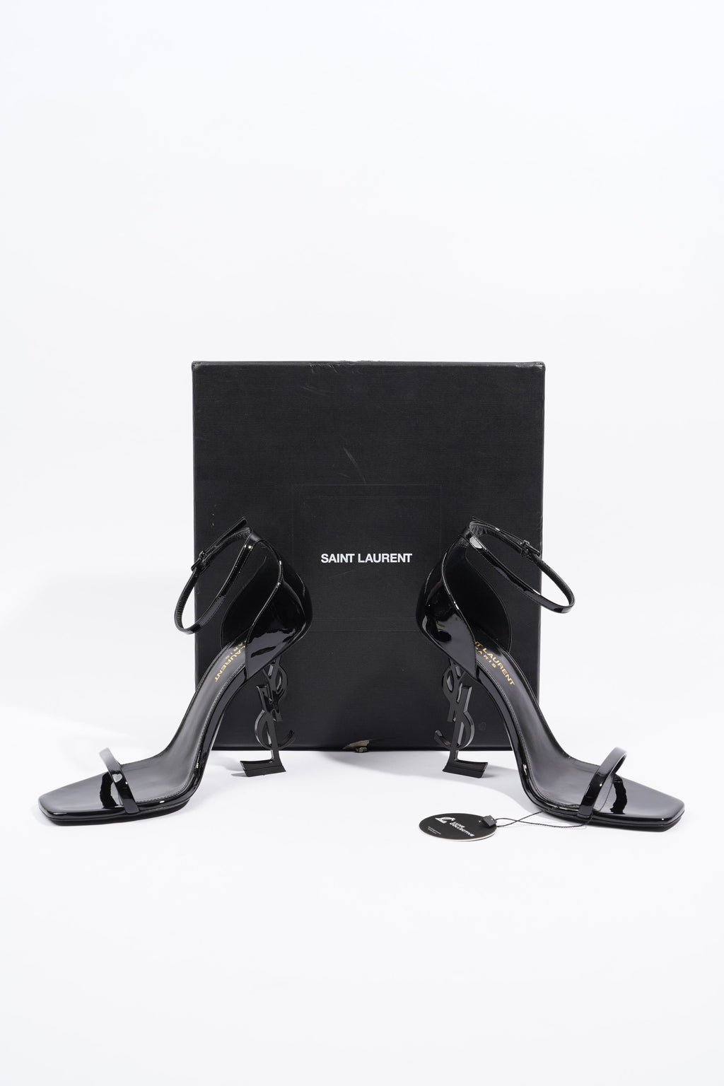 Saint Laurent Womens Opyum 110 Patent Black EU 38 / UK 5