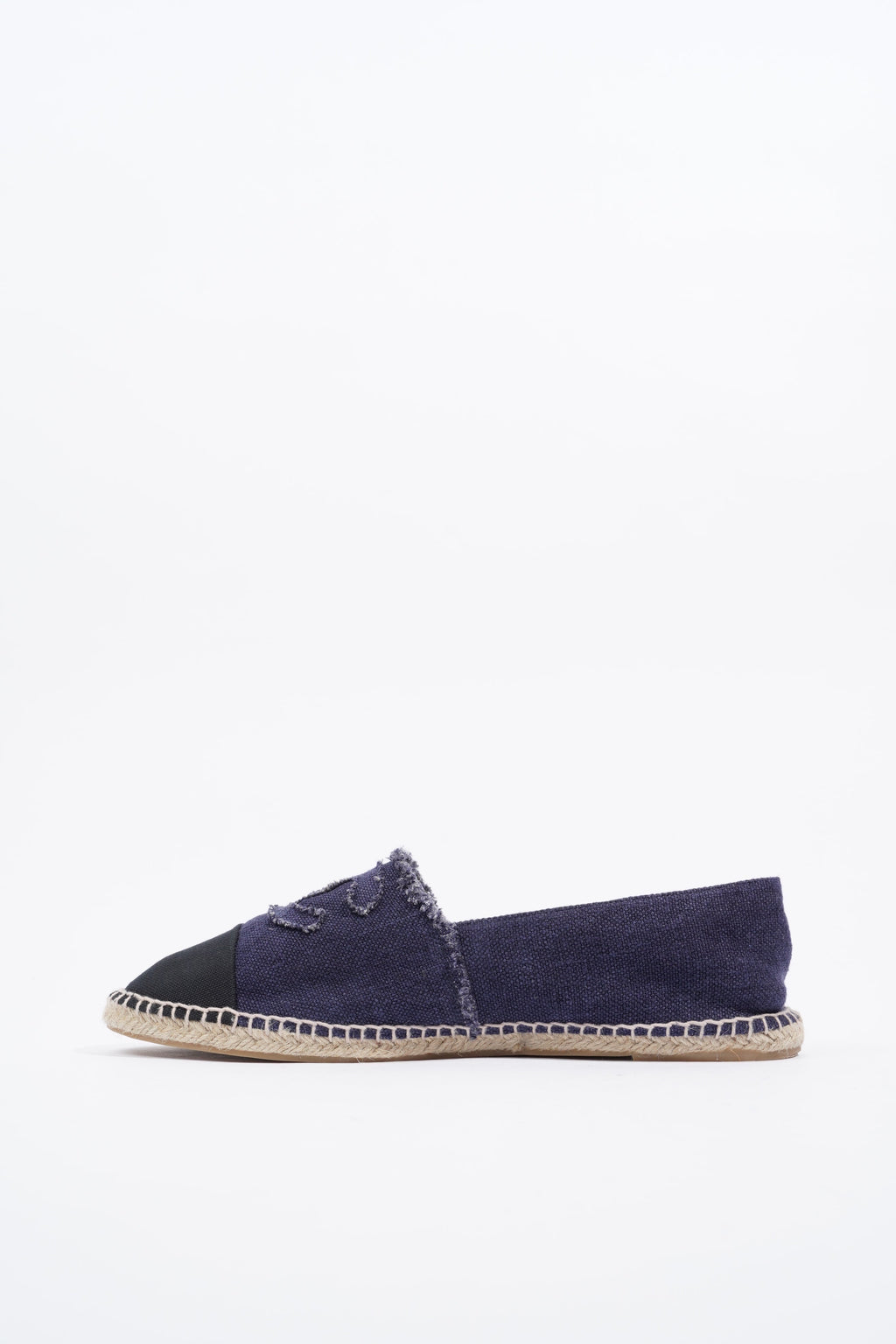 Chanel CC Logo Espadrilles Navy / Black EU 46 / UK 12