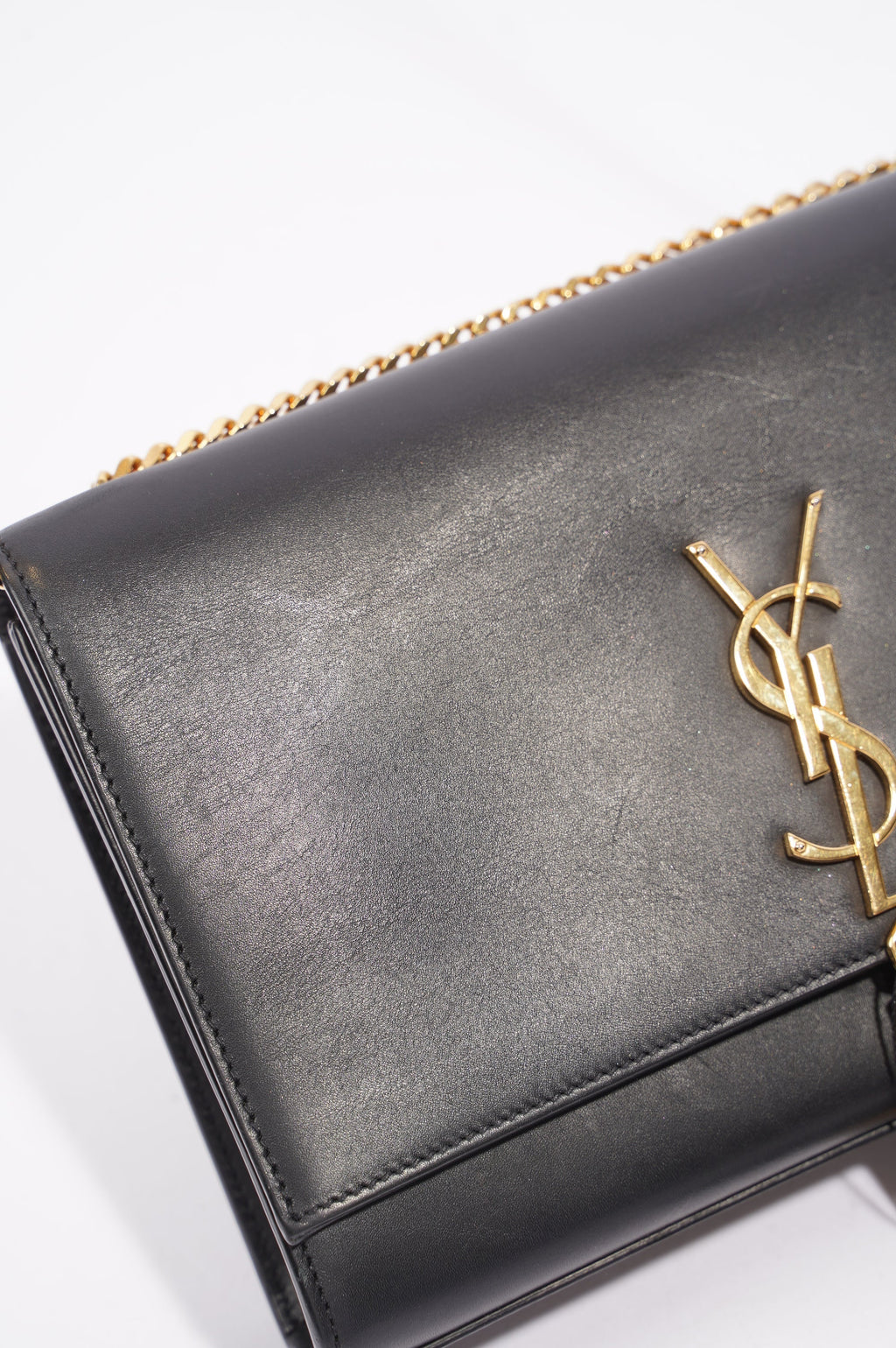 Saint Laurent Womens Kate Tassel Bag Black Medium