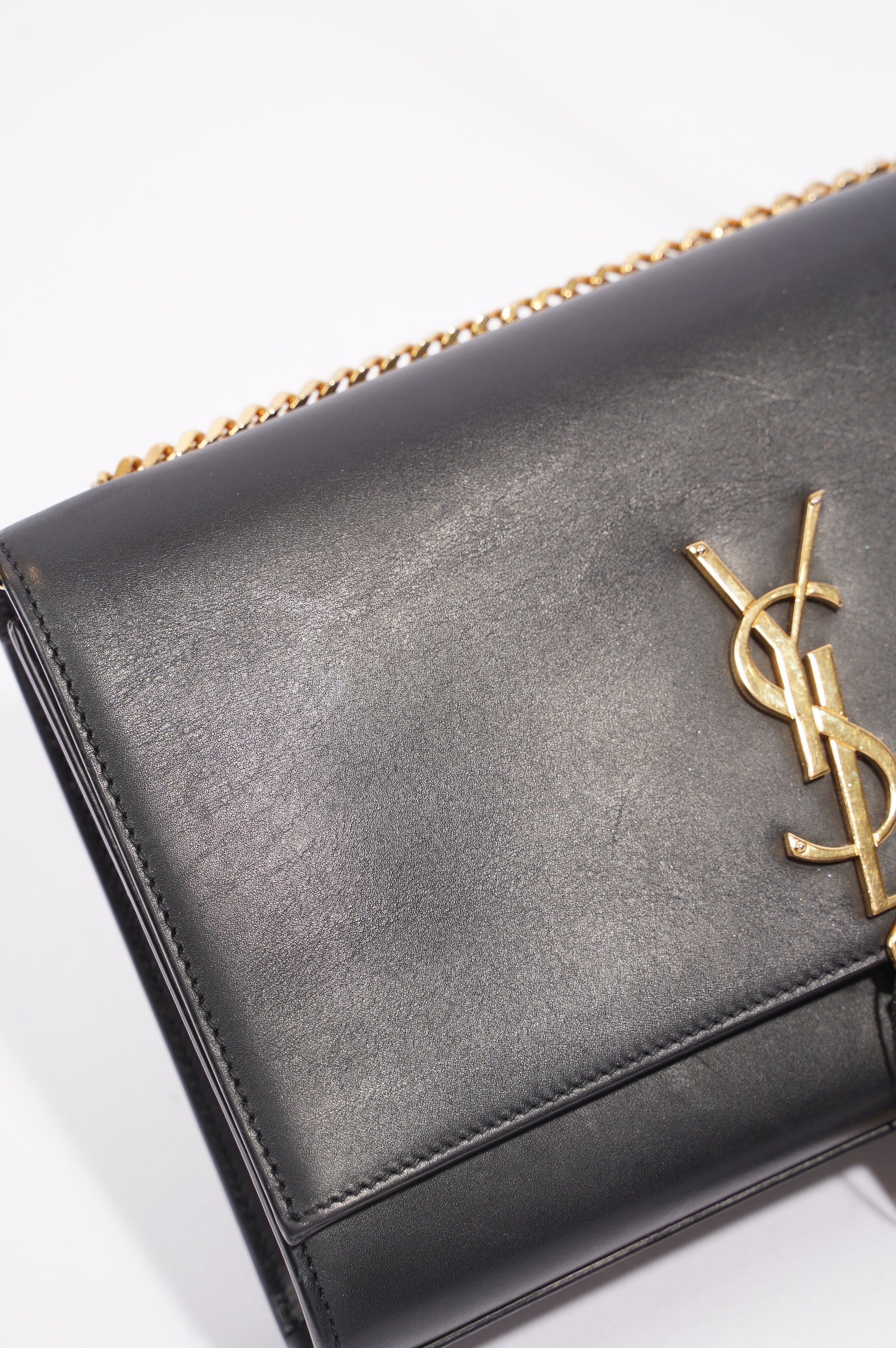 Saint Laurent Womens Kate Tassel Bag Black Medium