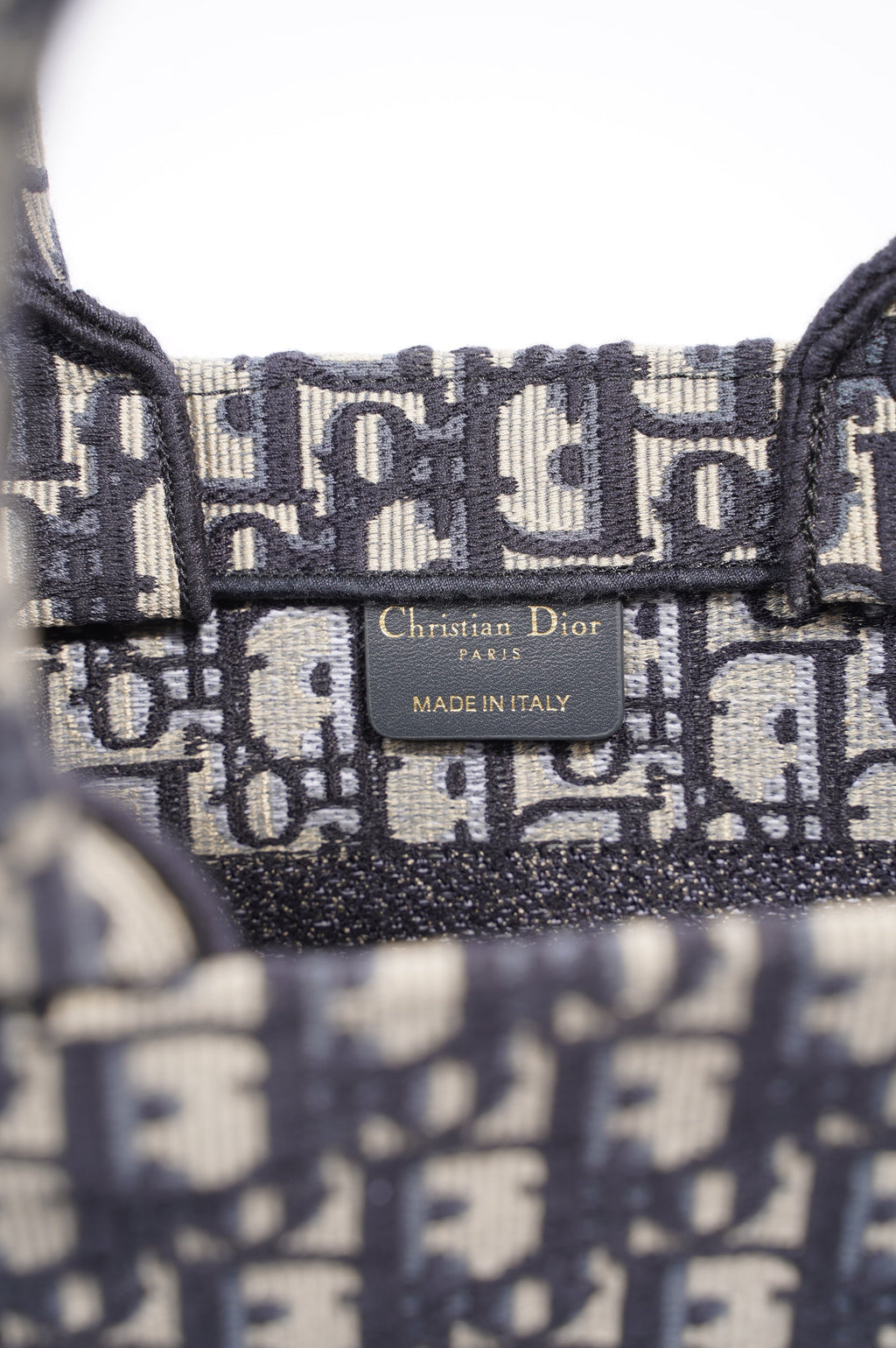 Christian Dior Book Tote Oblique Small