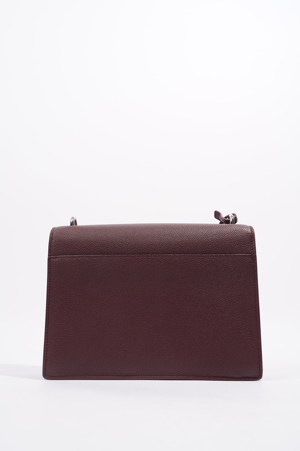 Saint Laurent Womens Sunset Burgundy Leather Medium