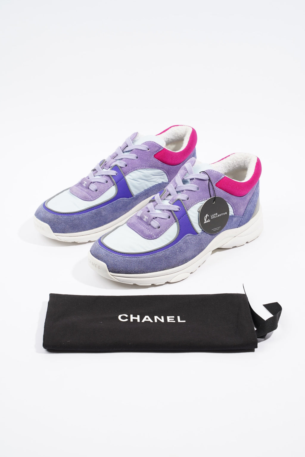 Chanel CC Logo Blue / Lilac EU 41 / UK 8