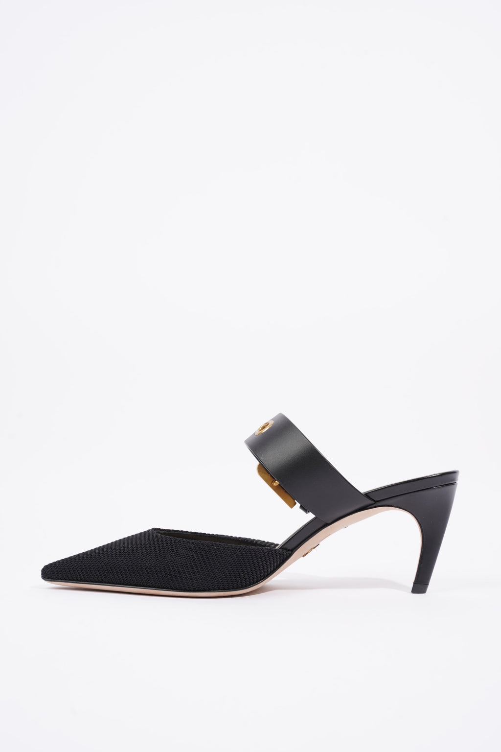 Christian Dior Womens D-Dior Pump 65 Black / Gold EU 38 / UK 5