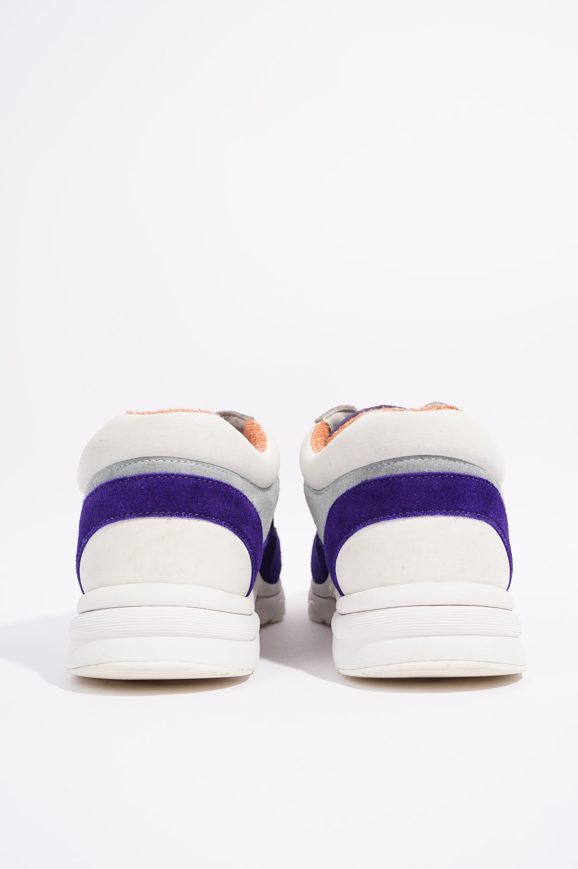 Chanel Womens CC Logo Blue / White EU 38 / UK 5