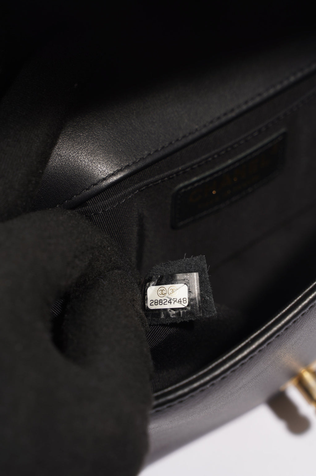 Chanel Boy Bag Black Lambskin Small