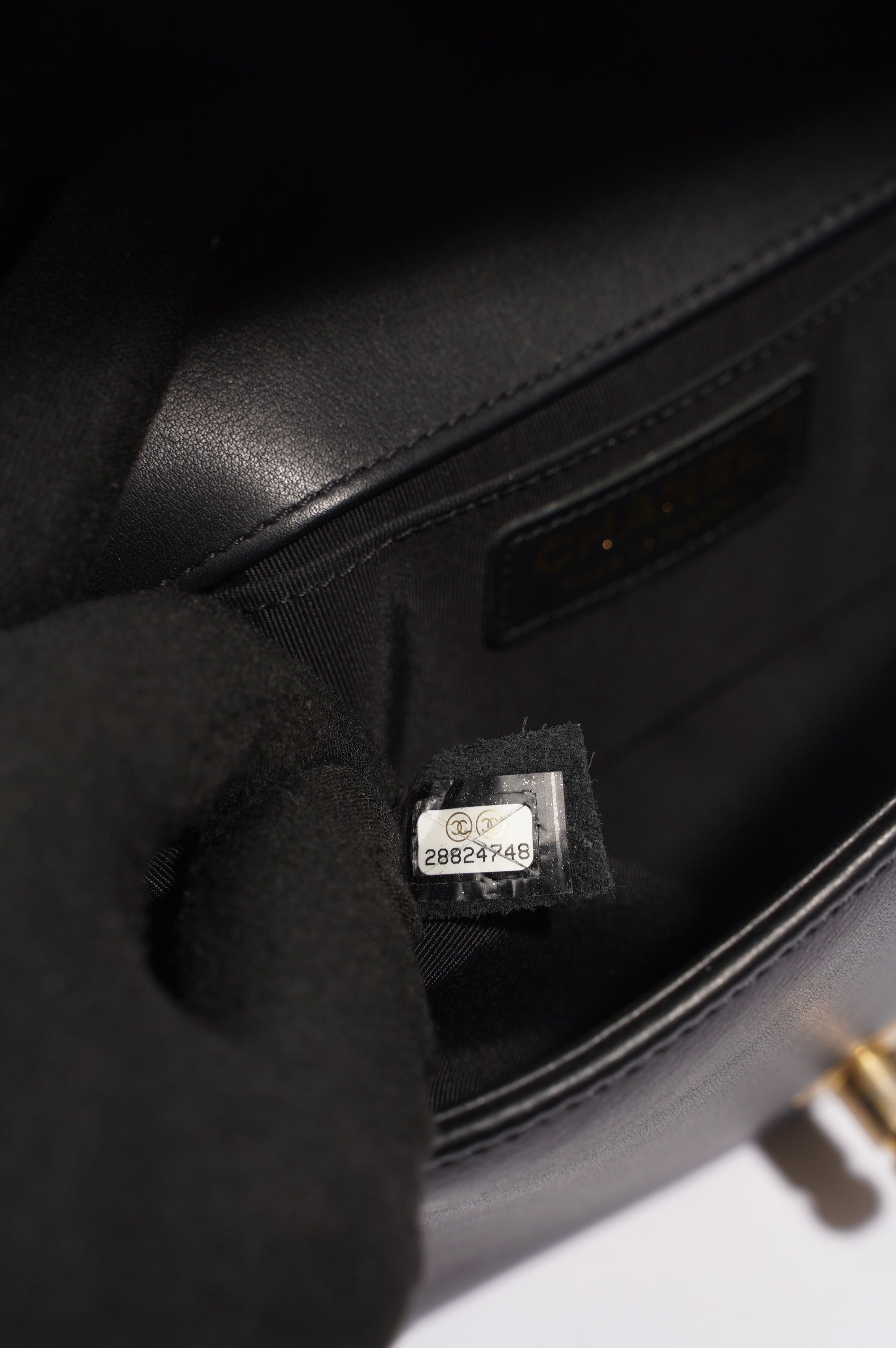 Chanel Boy Bag Black Lambskin Small