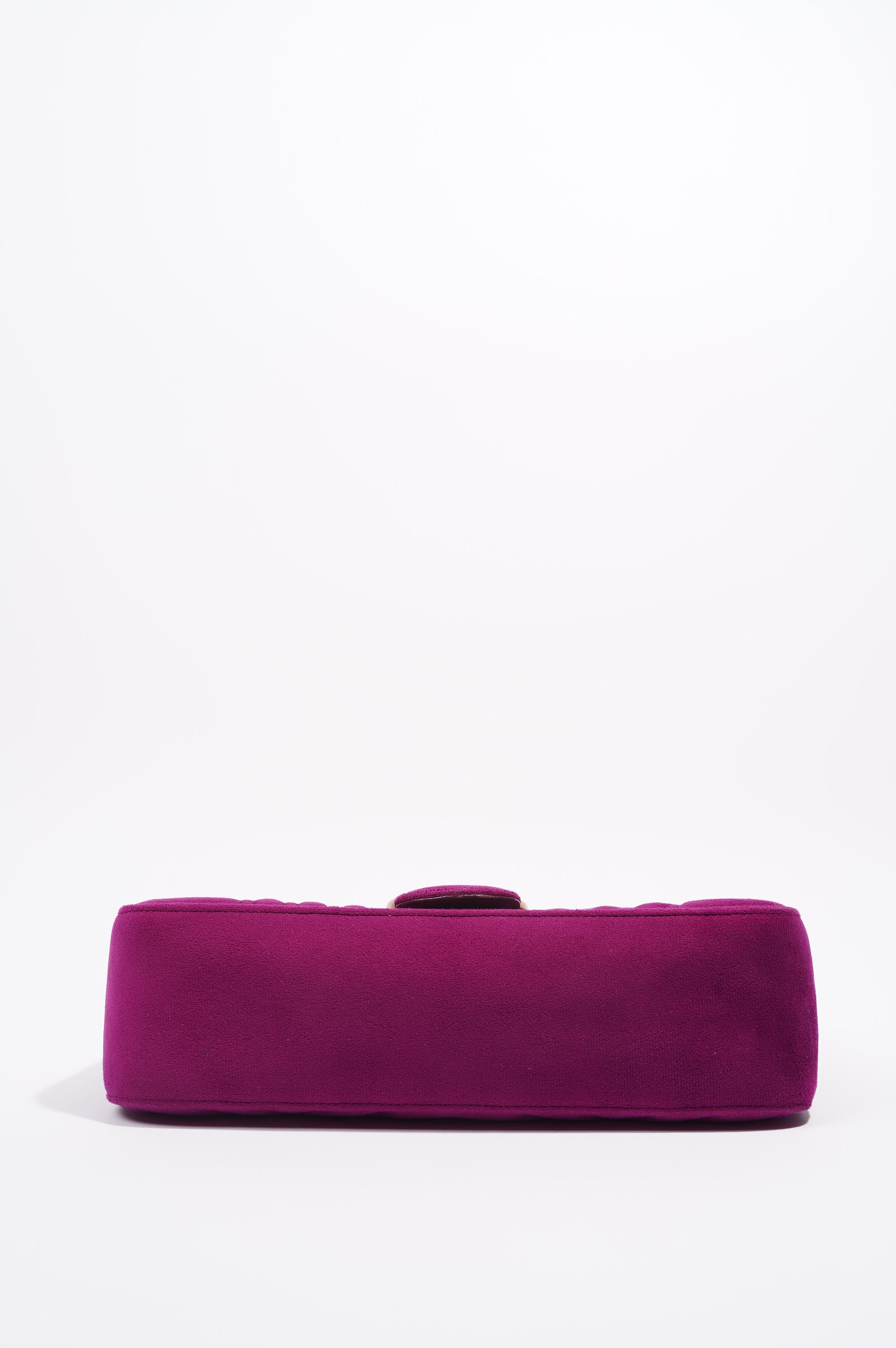 Gucci GG Marmont Flap Bag Purple Velvet Small
