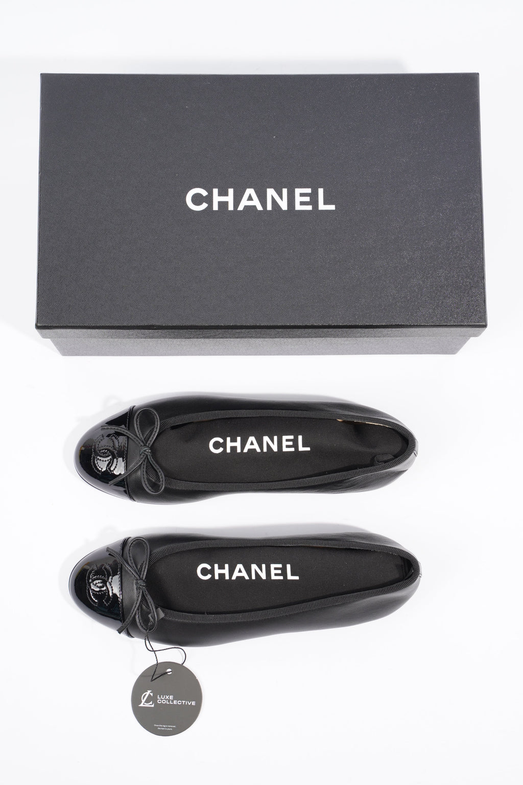 Chanel Womens Ballet Flat Black EU 36 / UK 3