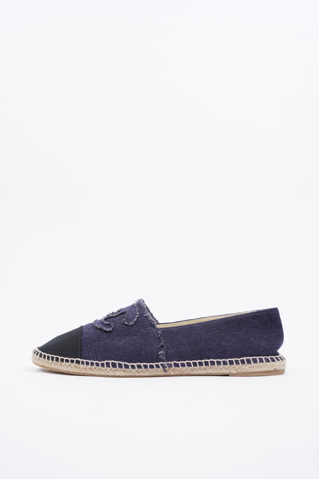 Chanel CC Logo Espadrilles Navy / Black EU 46 / UK 12