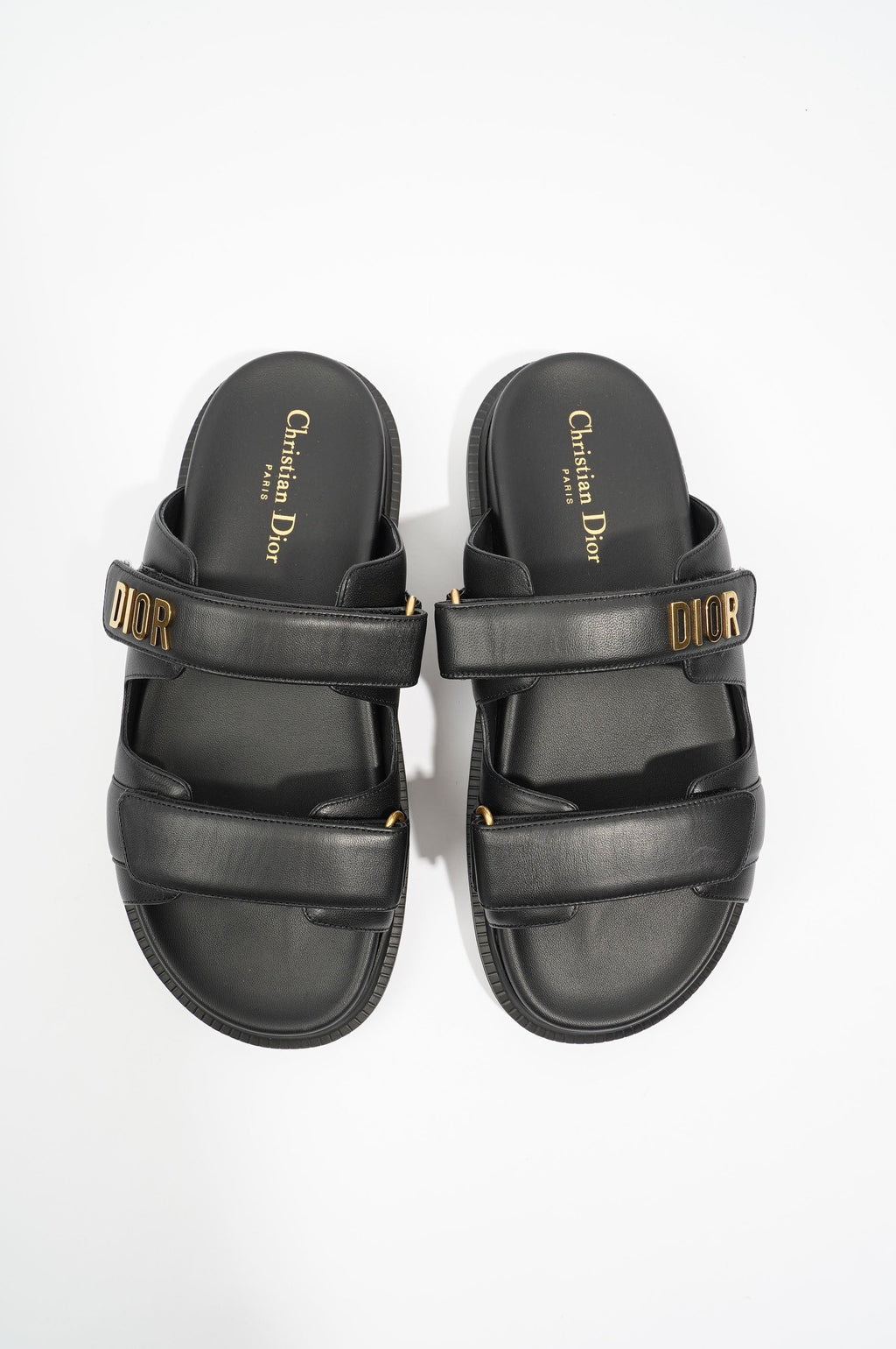 Christian Dior Womens Dioract Slide Black EU 39 / UK 6
