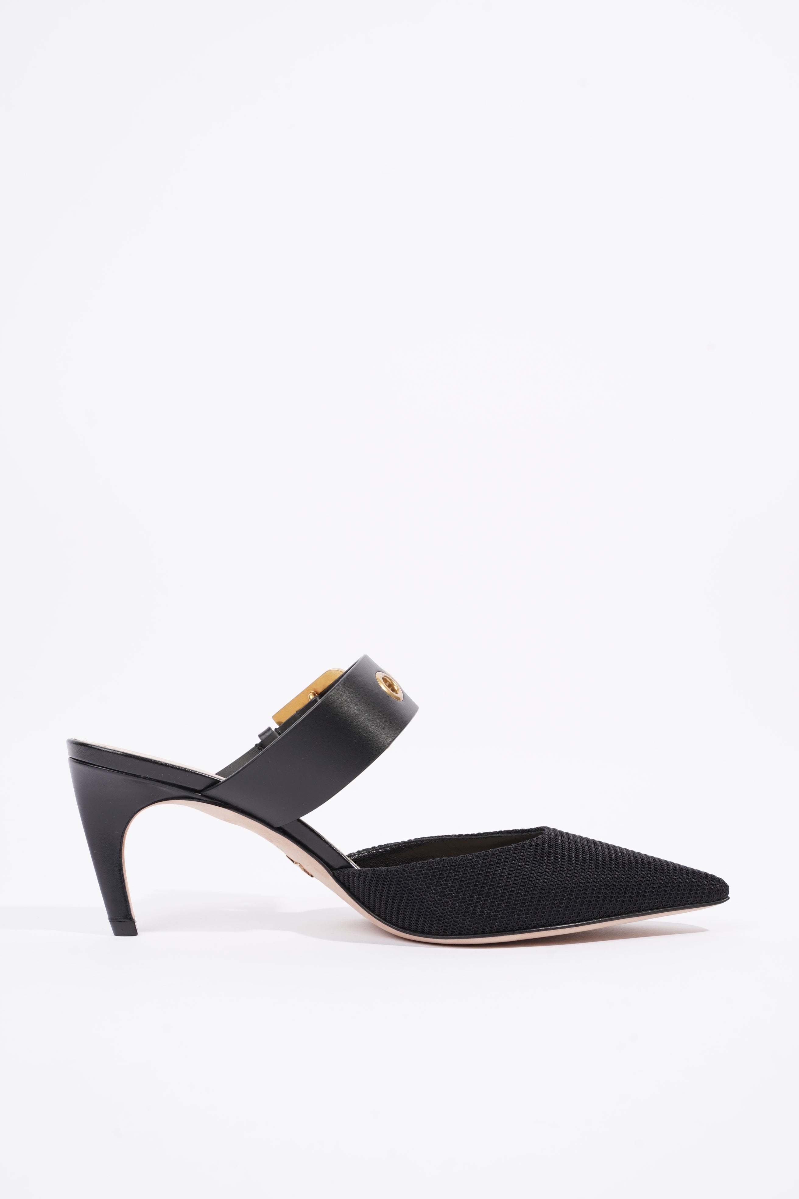Christian Dior Womens D-Dior Pump 65 Black / Gold EU 38 / UK 5