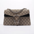 Gucci Womens Dionysus GG Bag Brown Canvas Medium