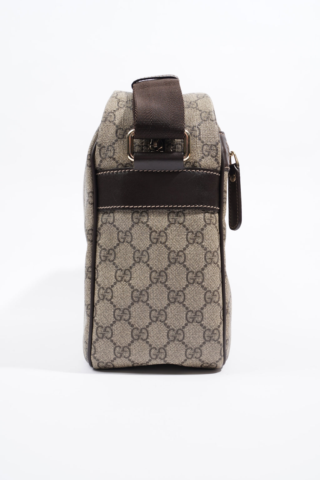 Gucci Womens Camera GG Bag Supreme Canvas Large