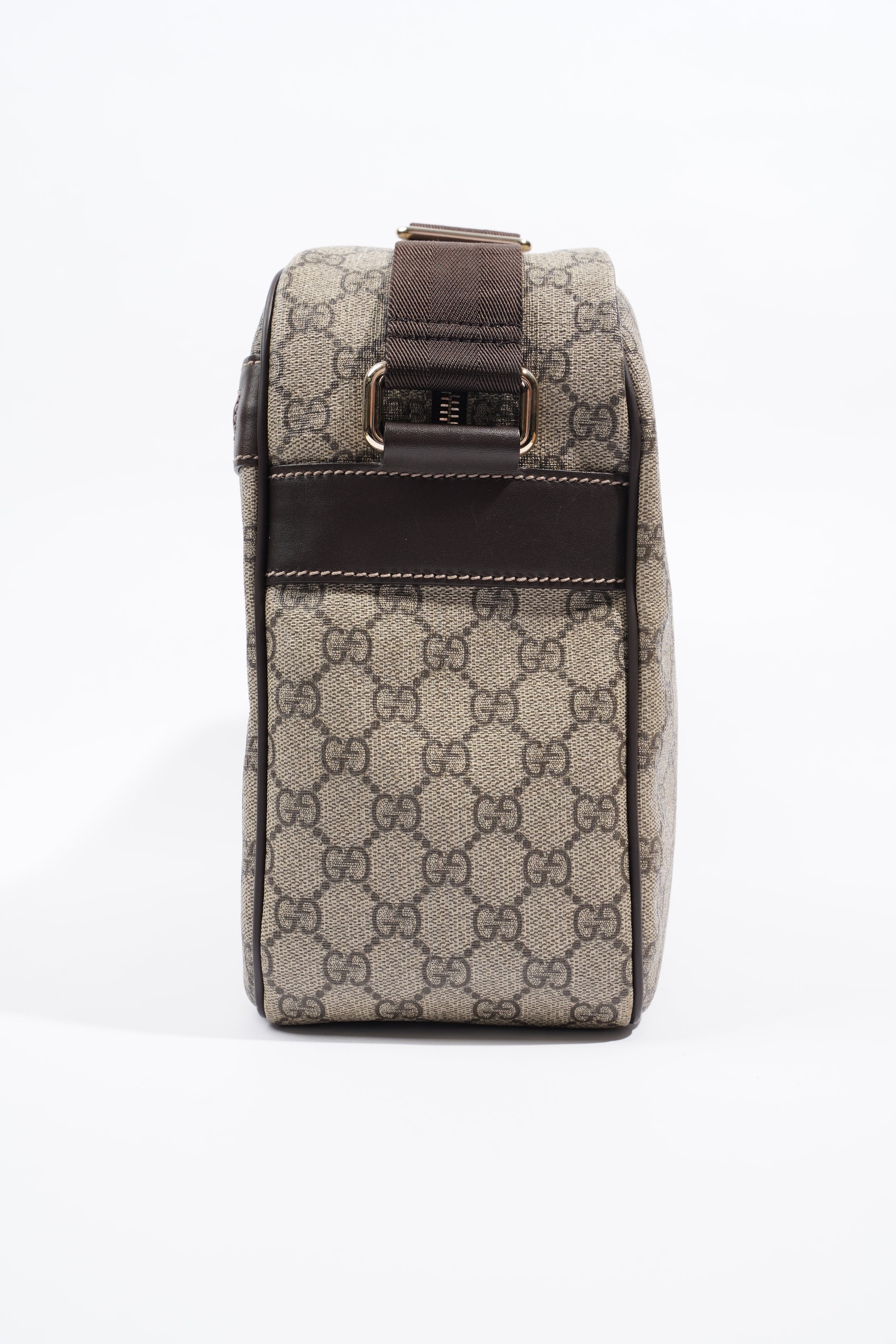 Gucci Womens Camera GG Bag Supreme Canvas Large