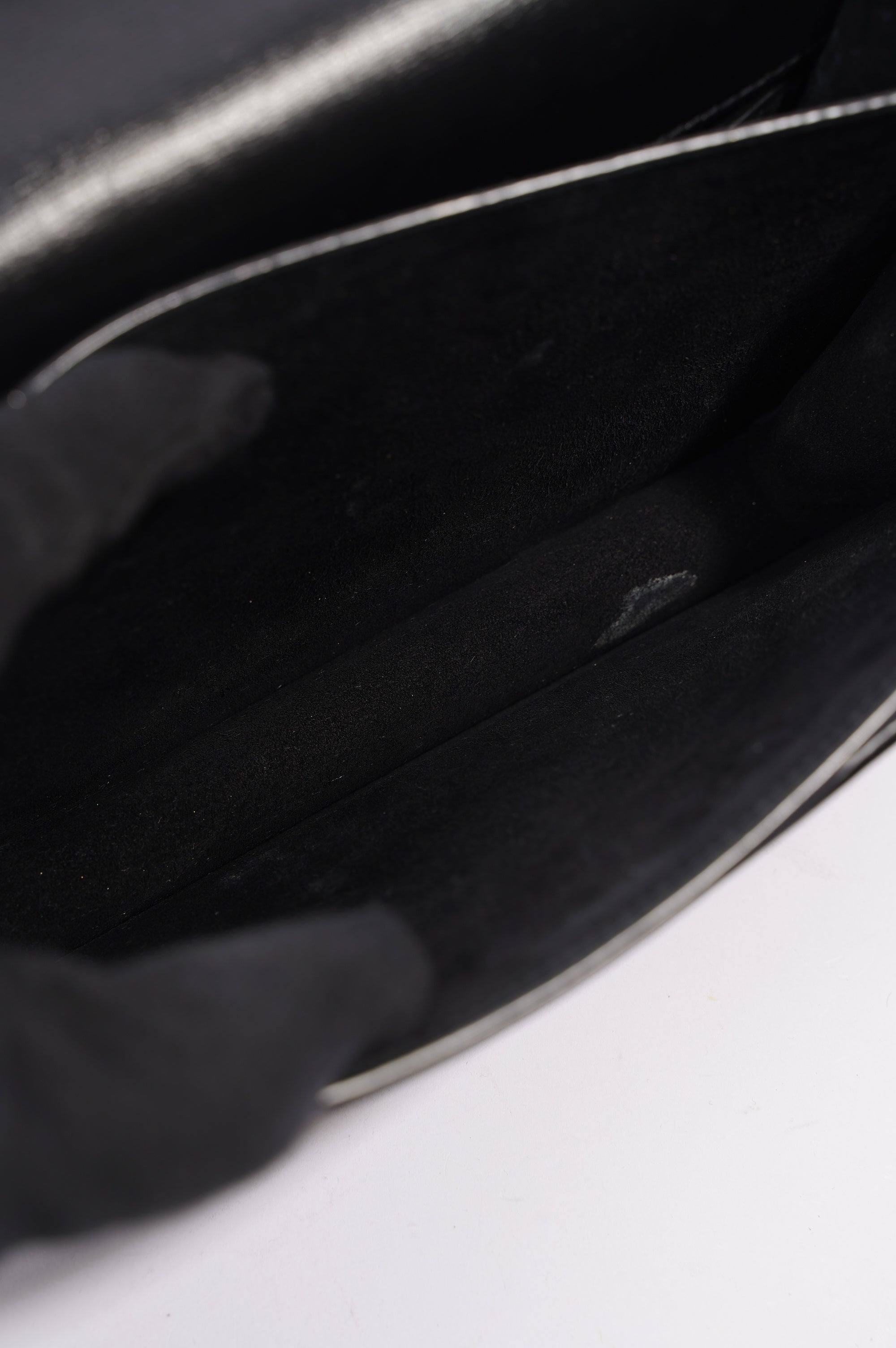 Saint Laurent Womens Sunset Chain Bag Black / Silver Medium